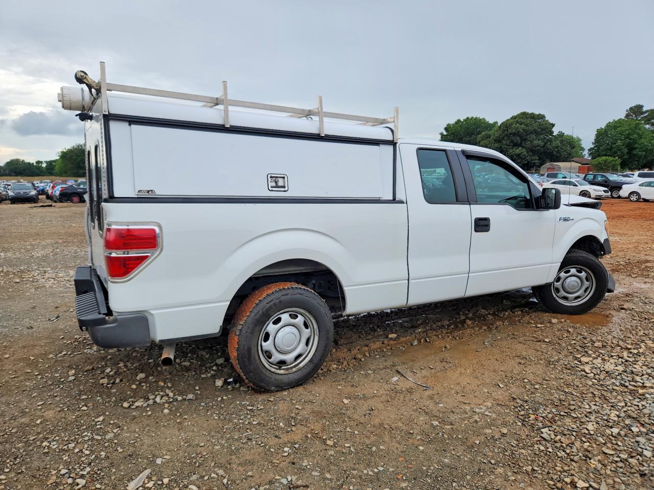 2011 Ford F150 Super Cab Белый vin: 1FTEX1CM4BFB46911