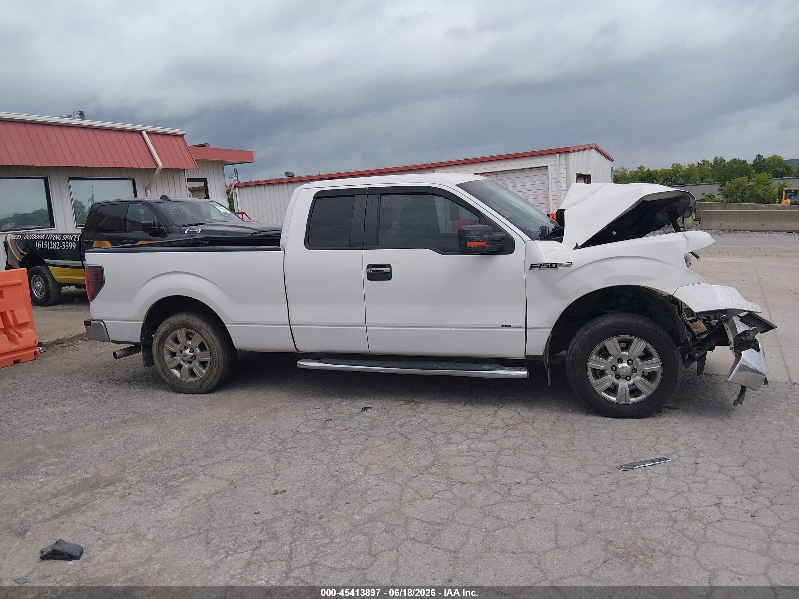 2011 Ford F-150 Xlt White vin: 1FTEX1CM4BFD19617