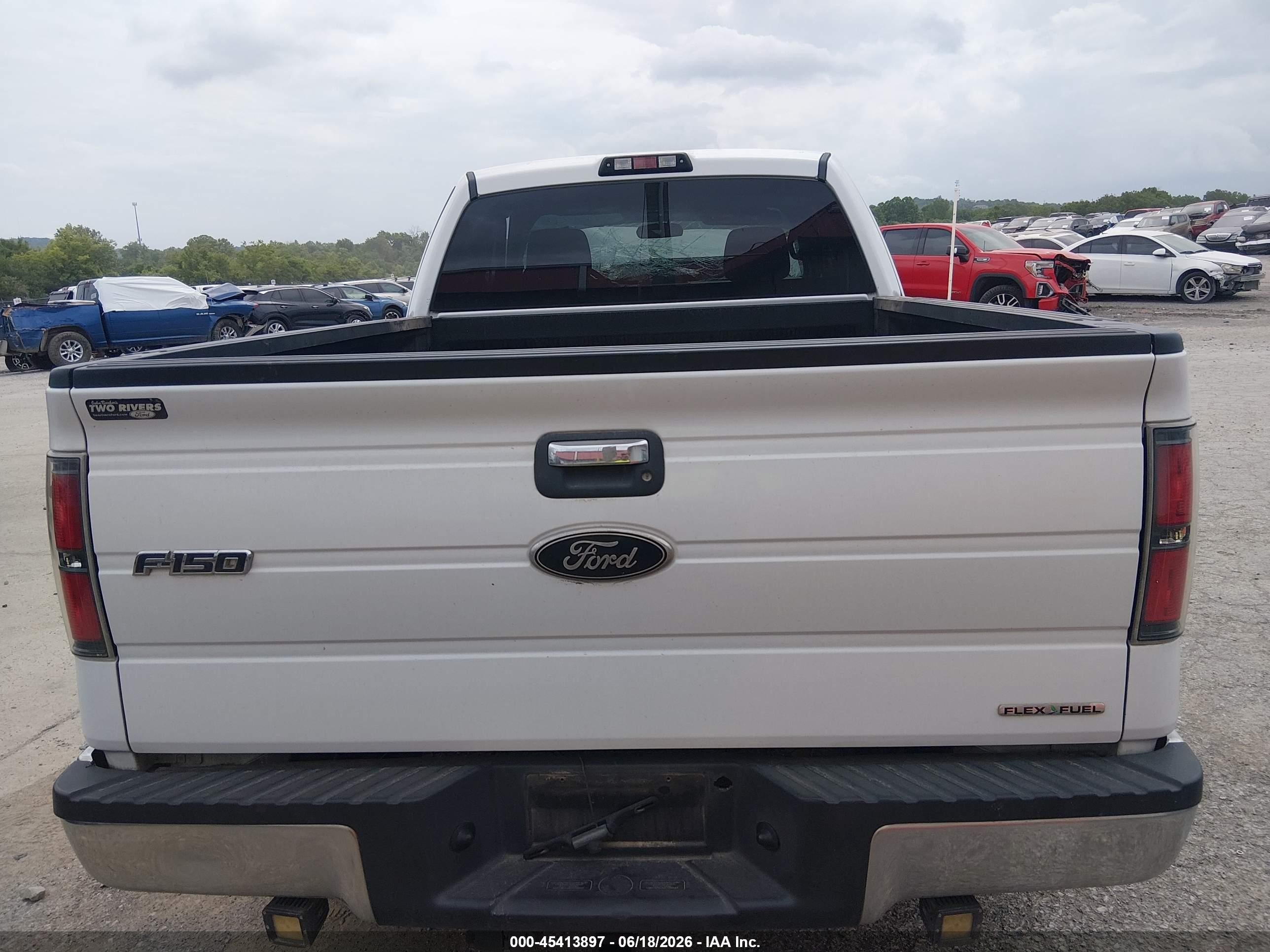2011 Ford F-150 Xlt White vin: 1FTEX1CM4BFD19617