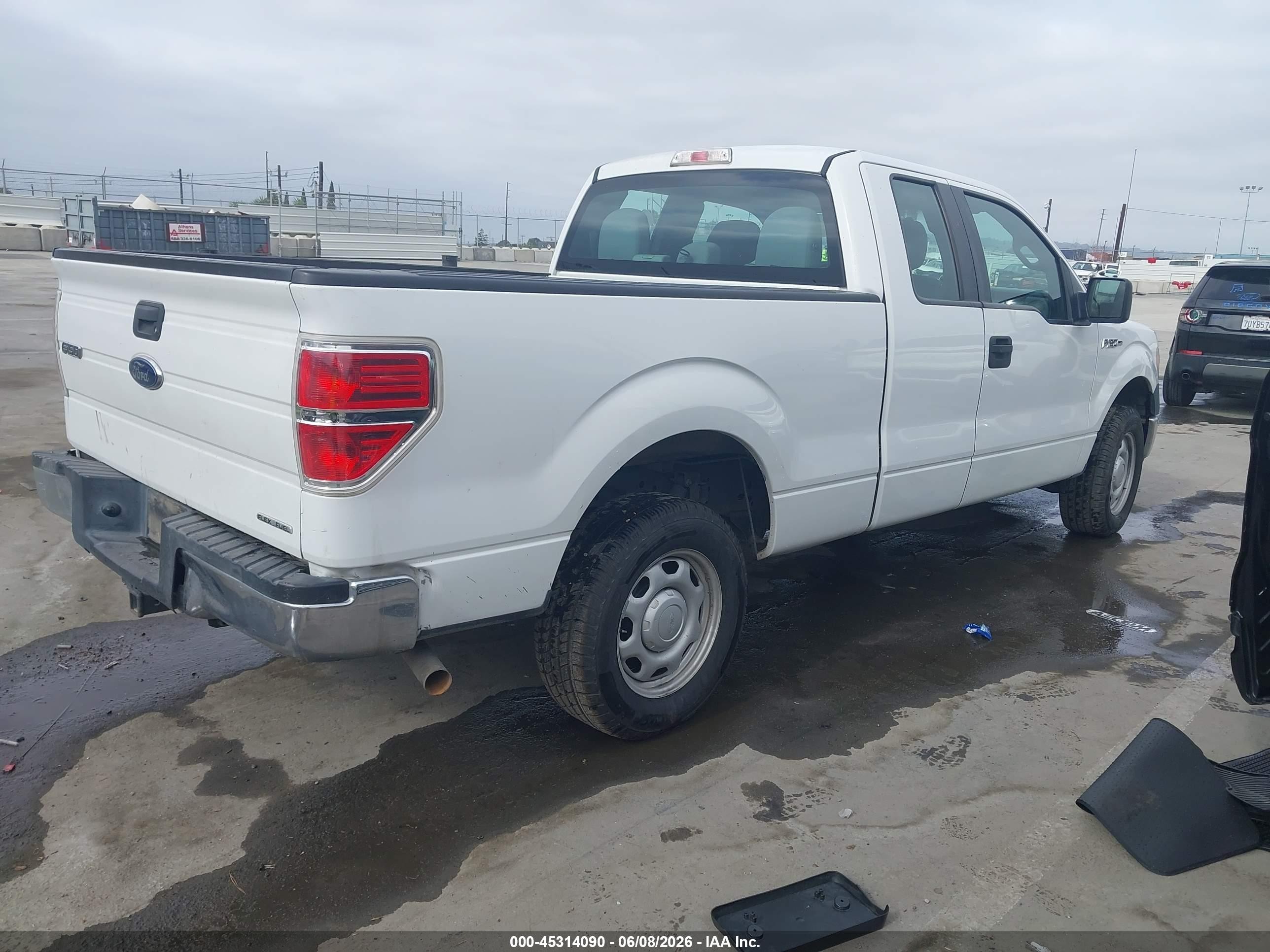 2013 Ford F-150 Xl White vin: 1FTEX1CM4DFB37838