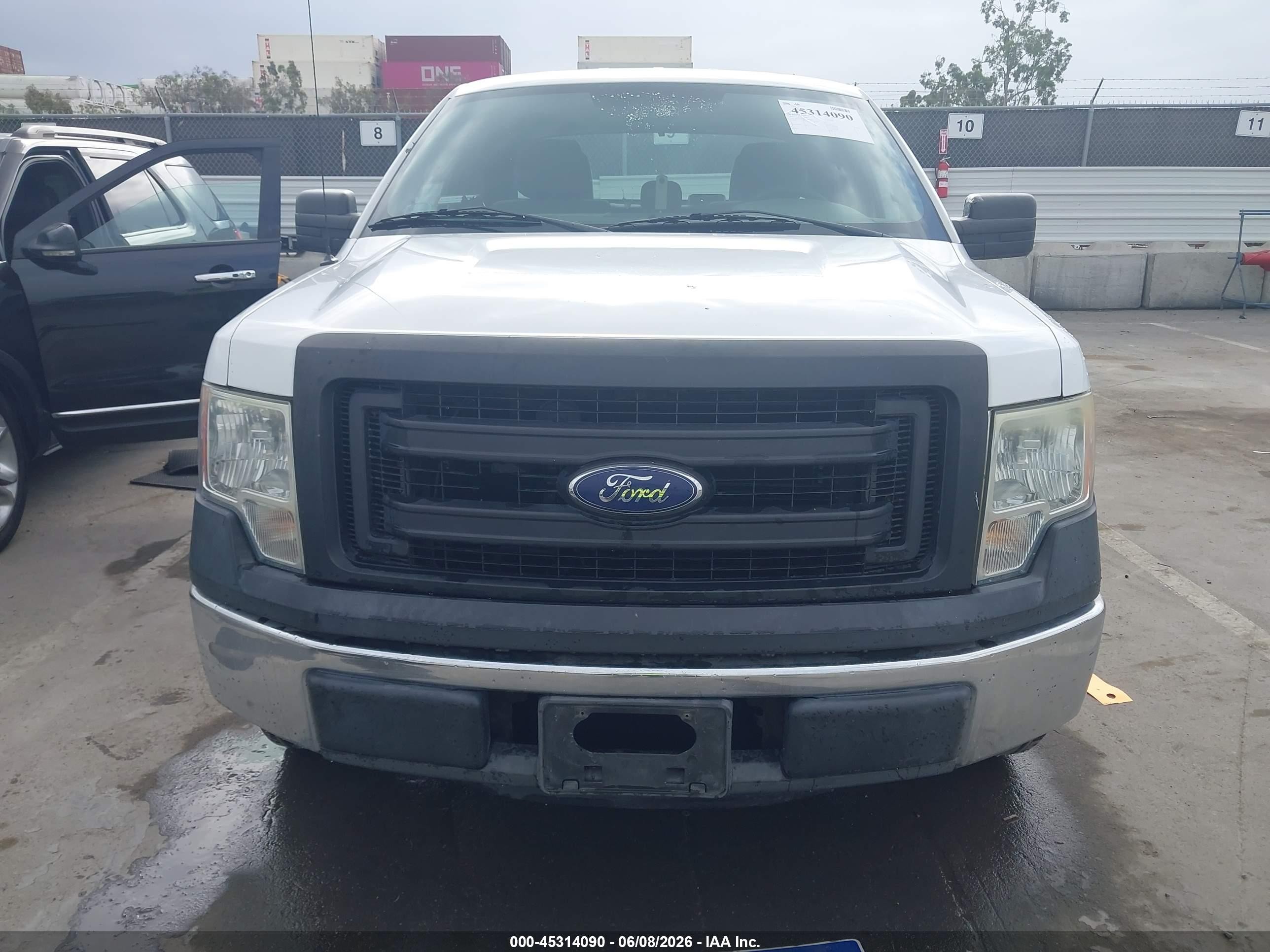 2013 Ford F-150 Xl White vin: 1FTEX1CM4DFB37838
