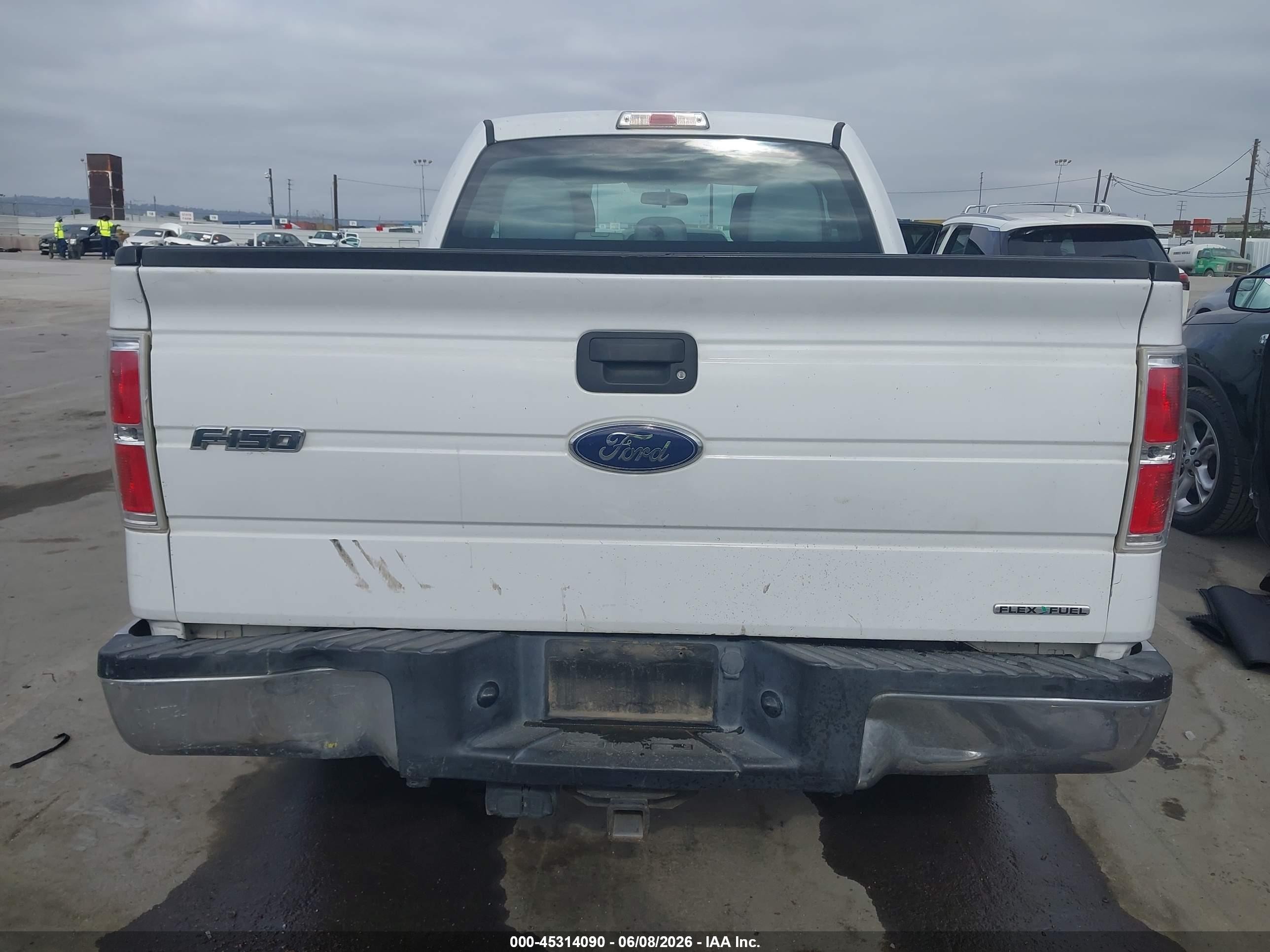 2013 Ford F-150 Xl White vin: 1FTEX1CM4DFB37838