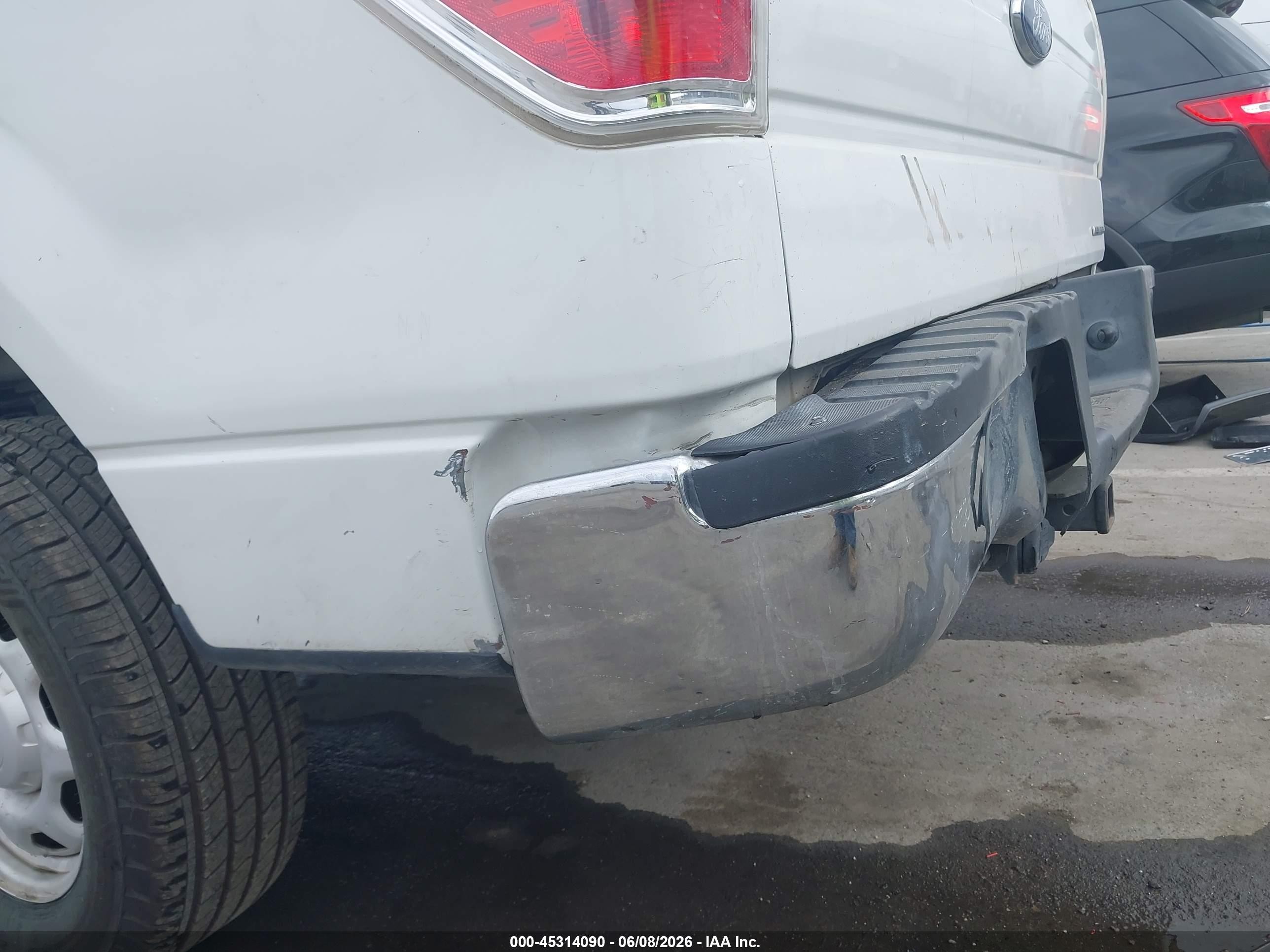 2013 Ford F-150 Xl White vin: 1FTEX1CM4DFB37838