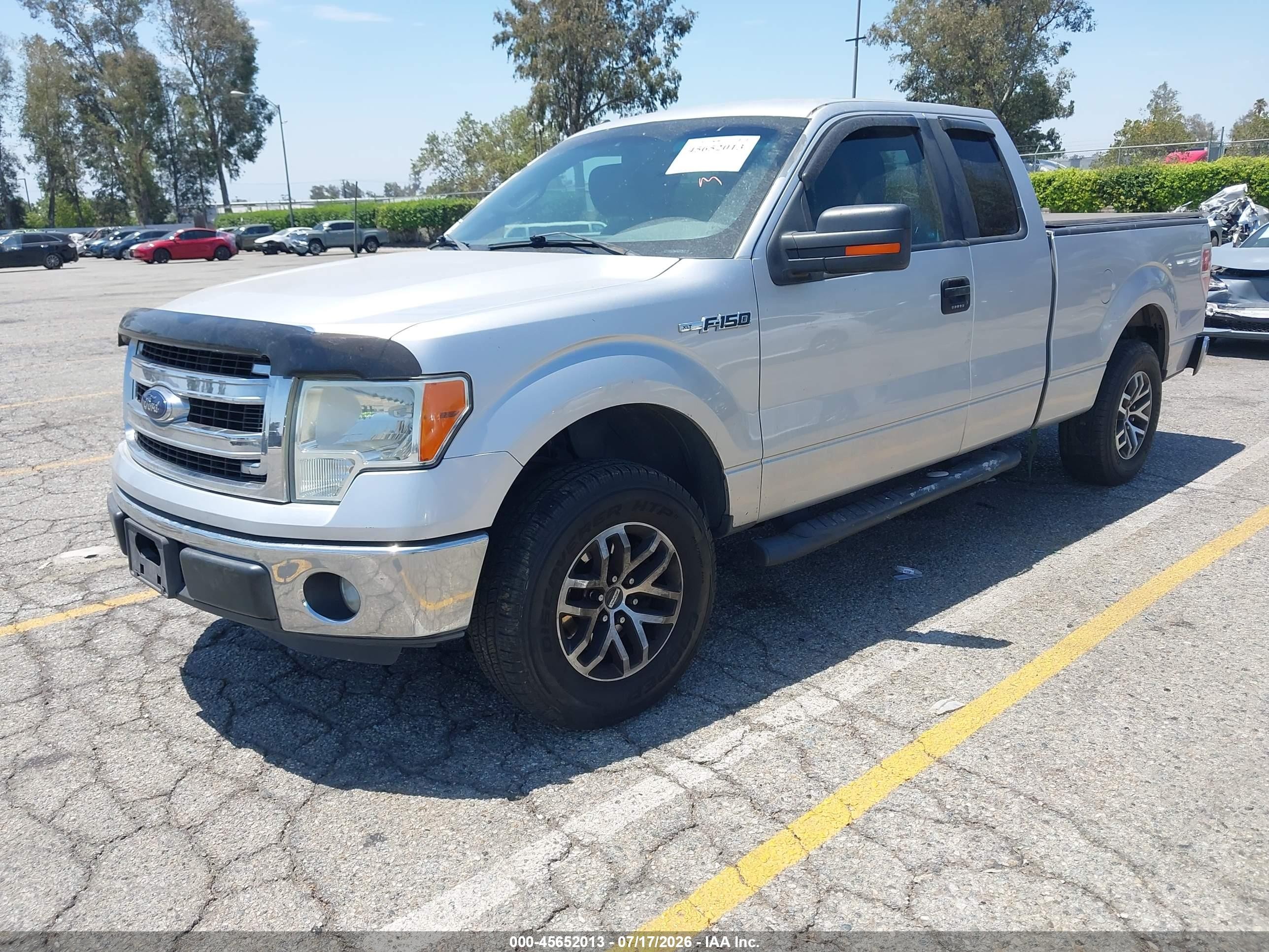 2013 Ford F-150 Xlt Silver vin: 1FTEX1CM4DFC27703