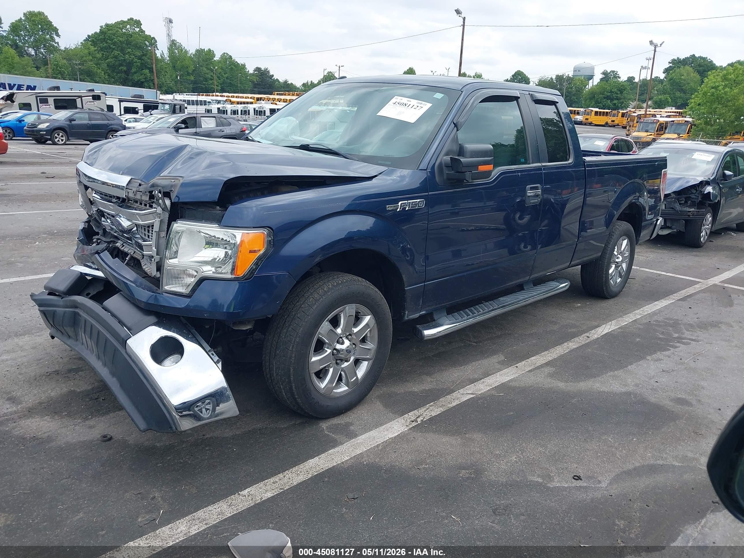 2013 Ford F-150 Xlt Blue vin: 1FTEX1CM4DFD52569