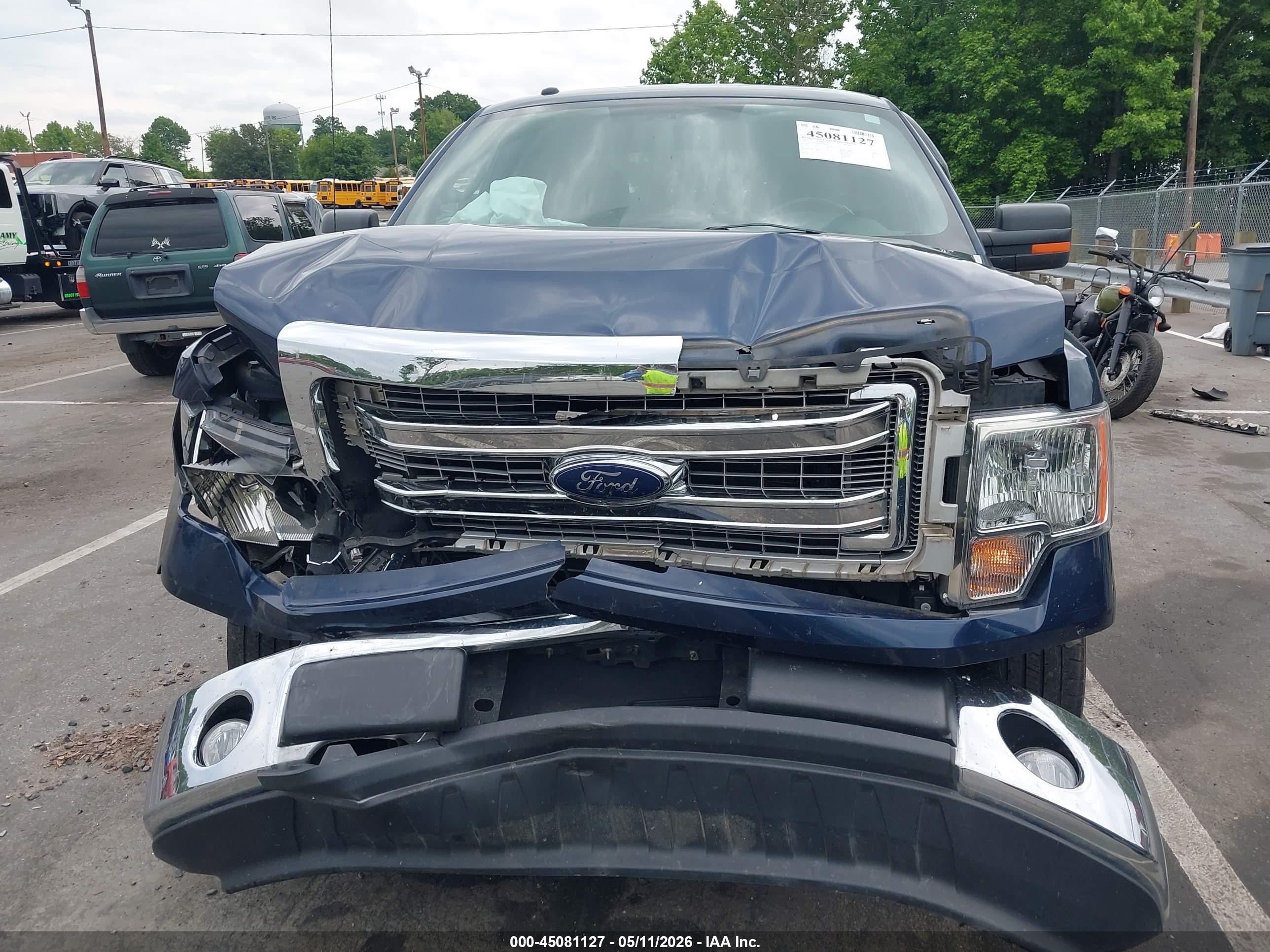 2013 Ford F-150 Xlt Blue vin: 1FTEX1CM4DFD52569