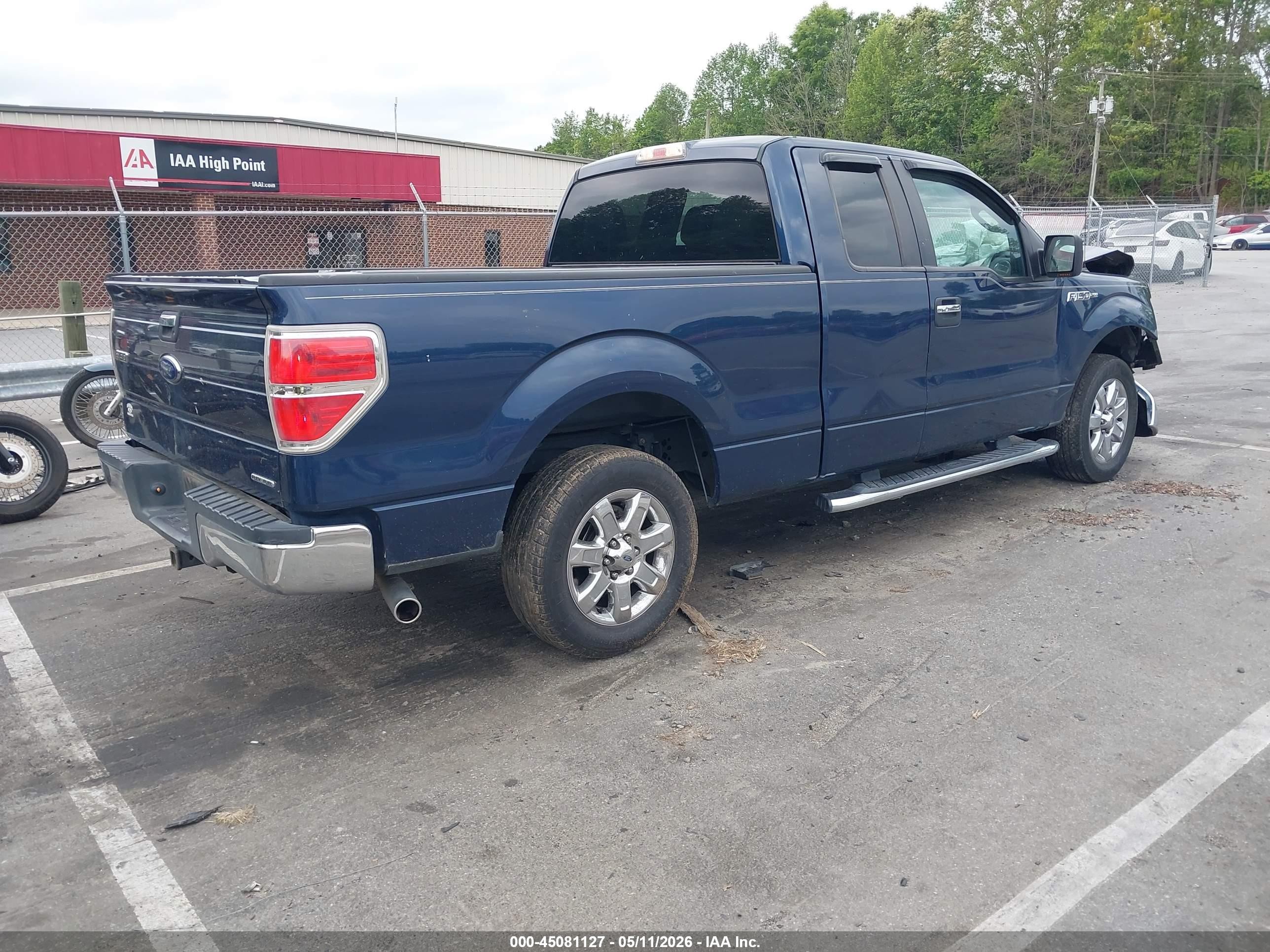 2013 Ford F-150 Xlt Blue vin: 1FTEX1CM4DFD52569