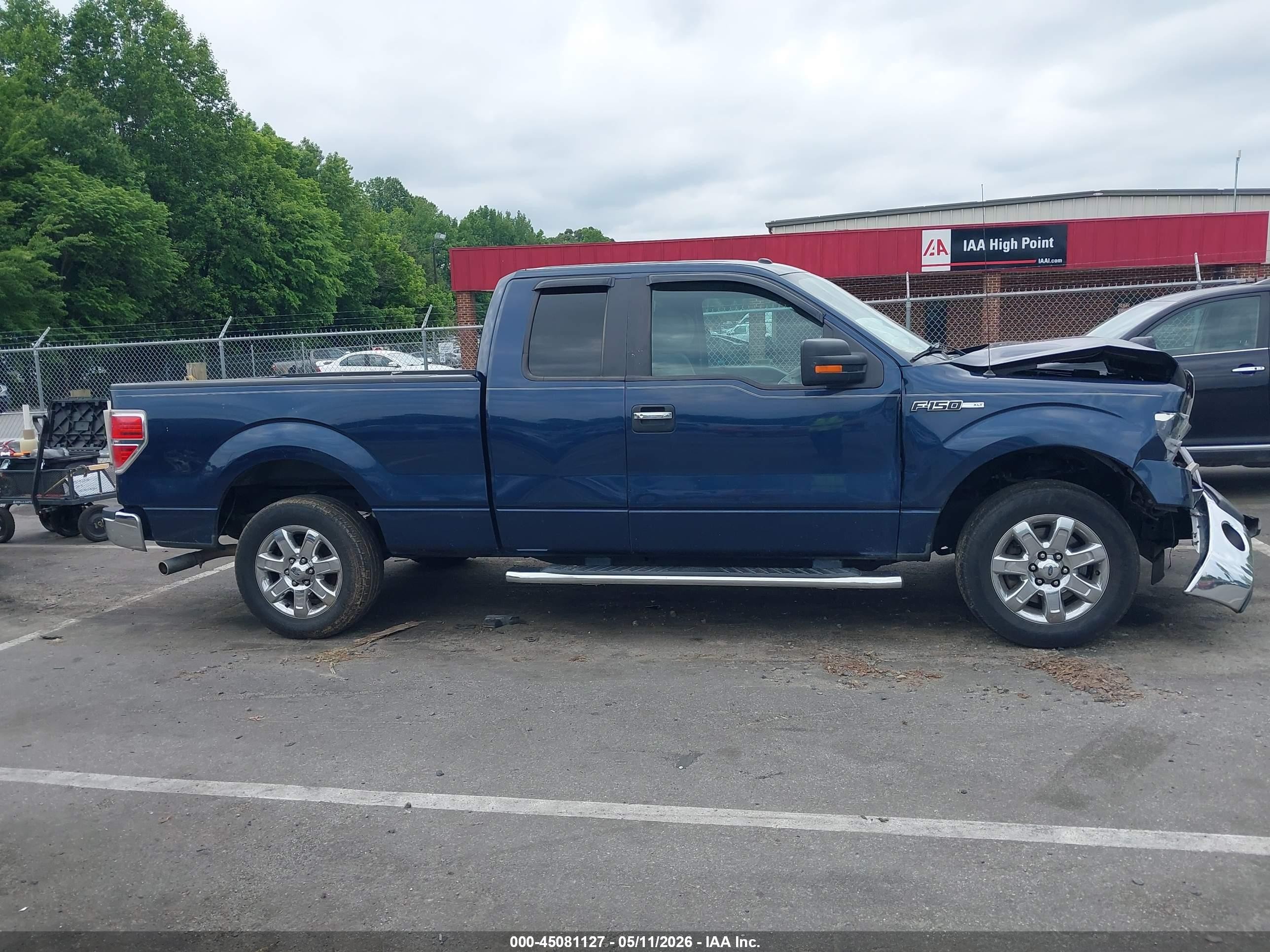 2013 Ford F-150 Xlt Blue vin: 1FTEX1CM4DFD52569