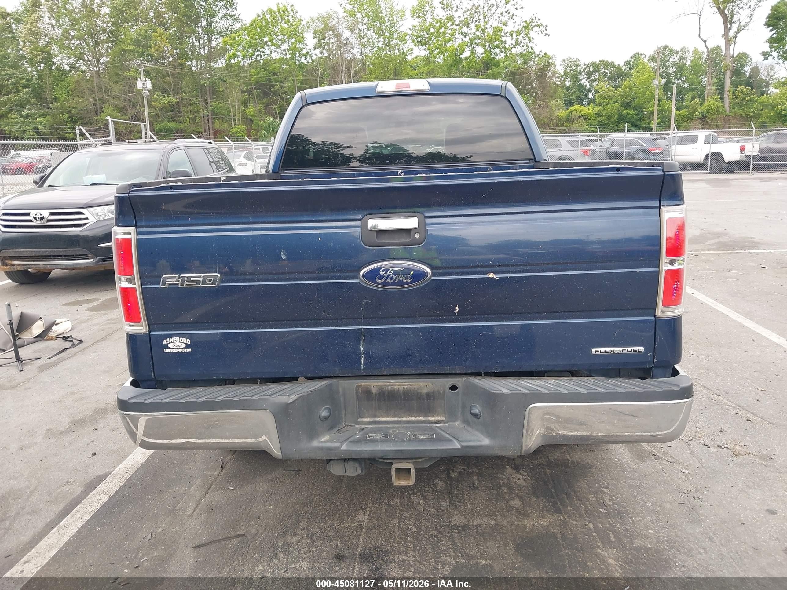 2013 Ford F-150 Xlt Blue vin: 1FTEX1CM4DFD52569