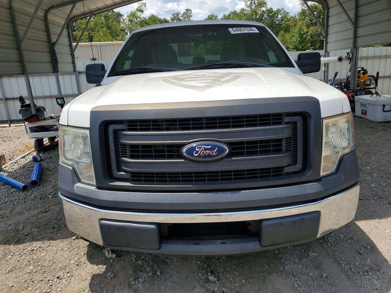 2013 Ford F150 Super Cab White vin: 1FTEX1CM4DKD10457