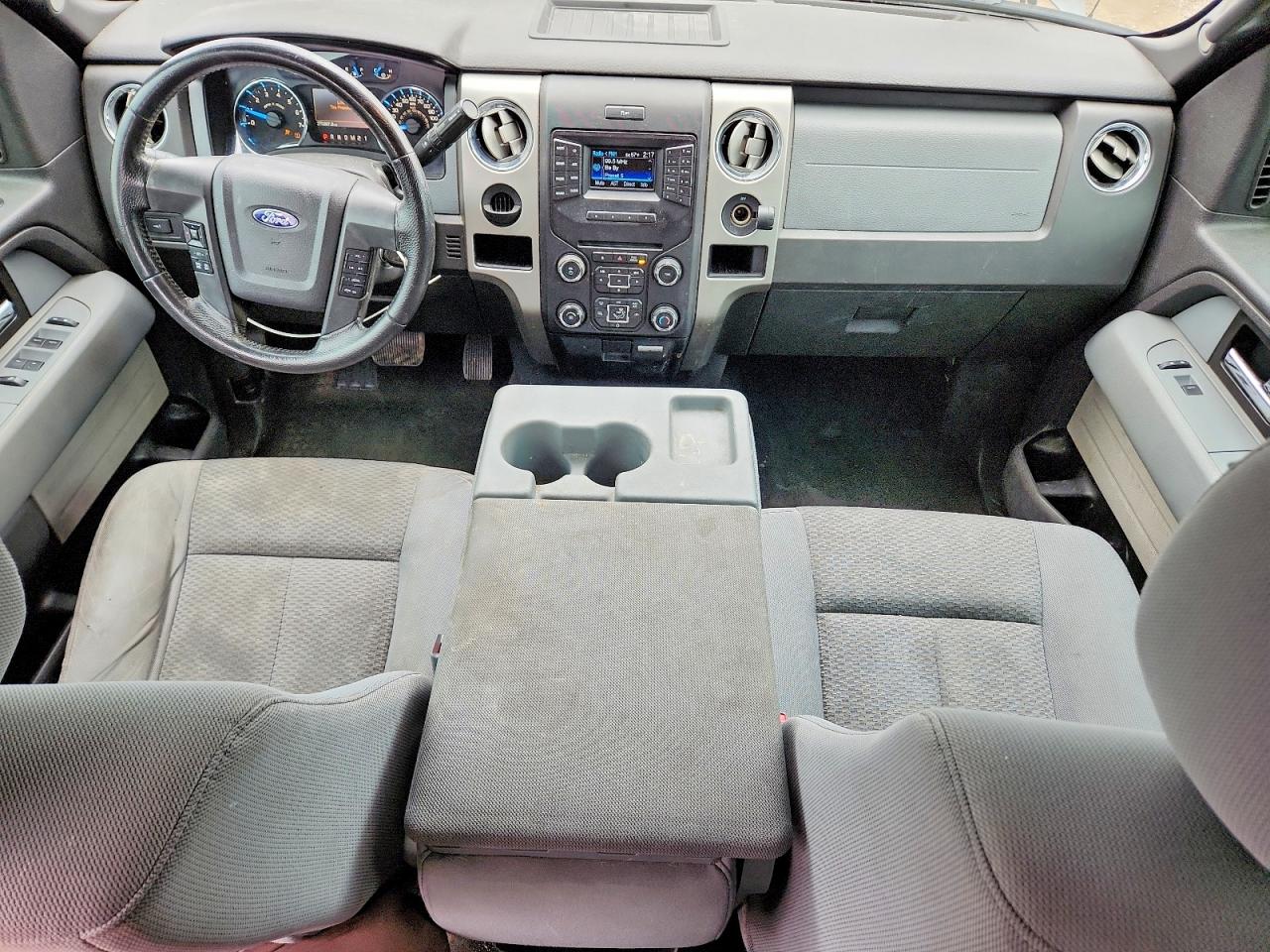 2013 Ford F150 Super Cab Gray vin: 1FTEX1CM4DKF92793