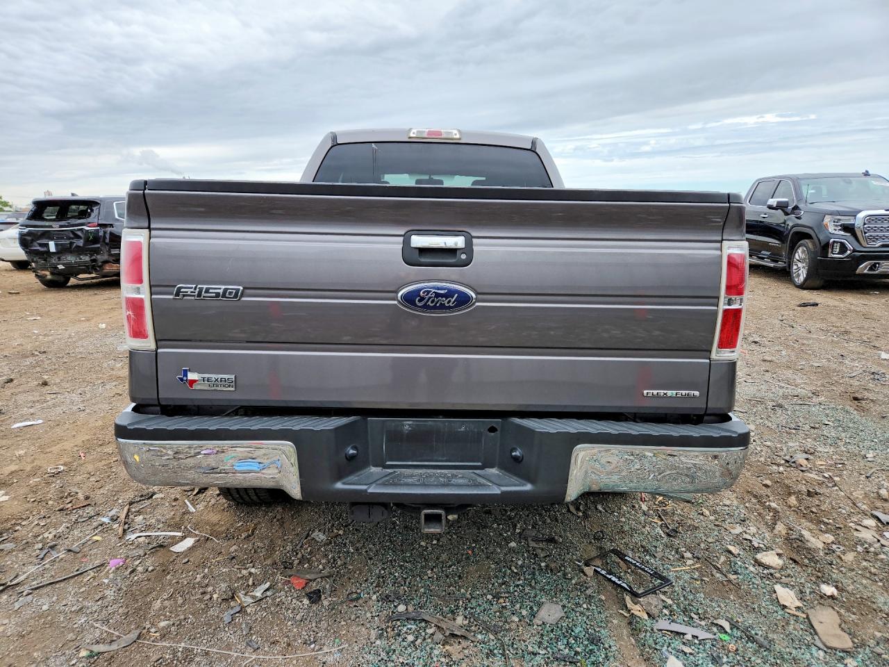 2013 Ford F150 Super Cab Gray vin: 1FTEX1CM4DKF92793