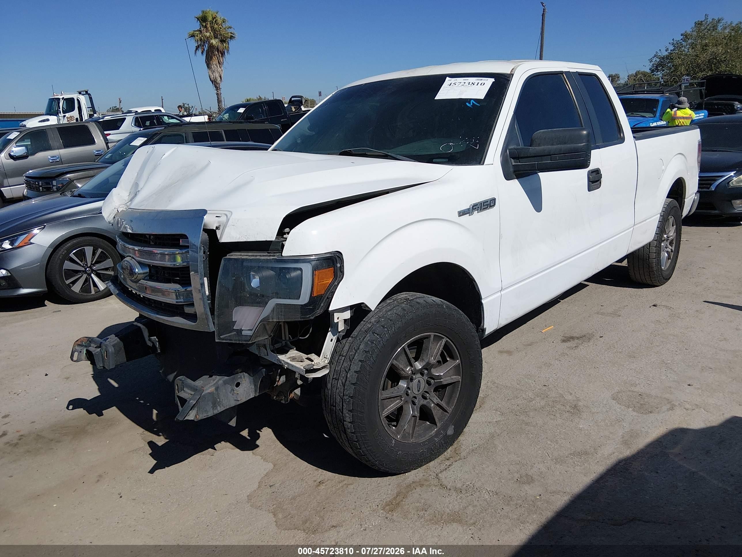 2014 Ford F-150 Xlt Белый vin: 1FTEX1CM4EKE10317