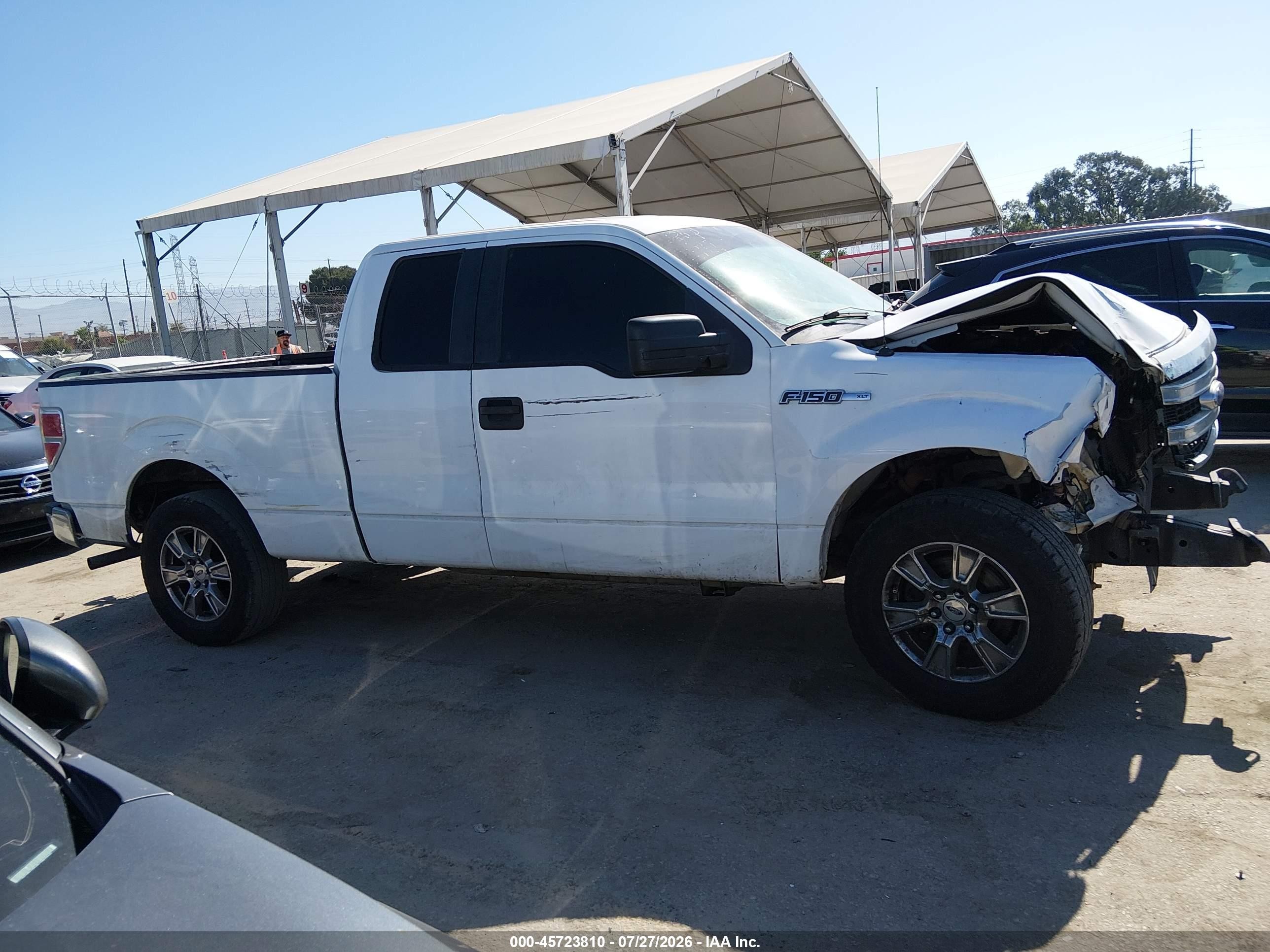 2014 Ford F-150 Xlt Белый vin: 1FTEX1CM4EKE10317