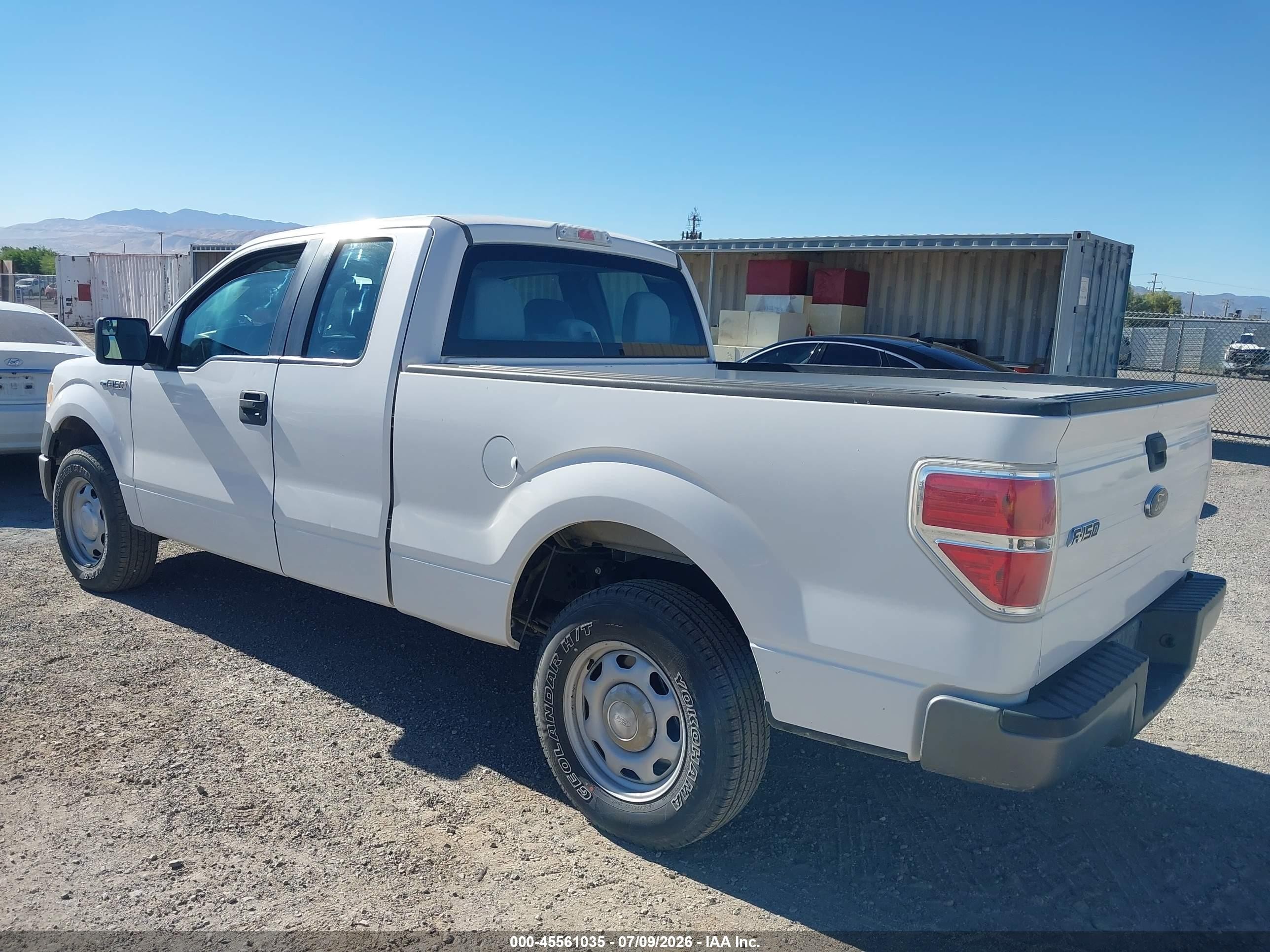 2014 Ford F-150 Stx/xl/xlt White vin: 1FTEX1CM4EKE11743