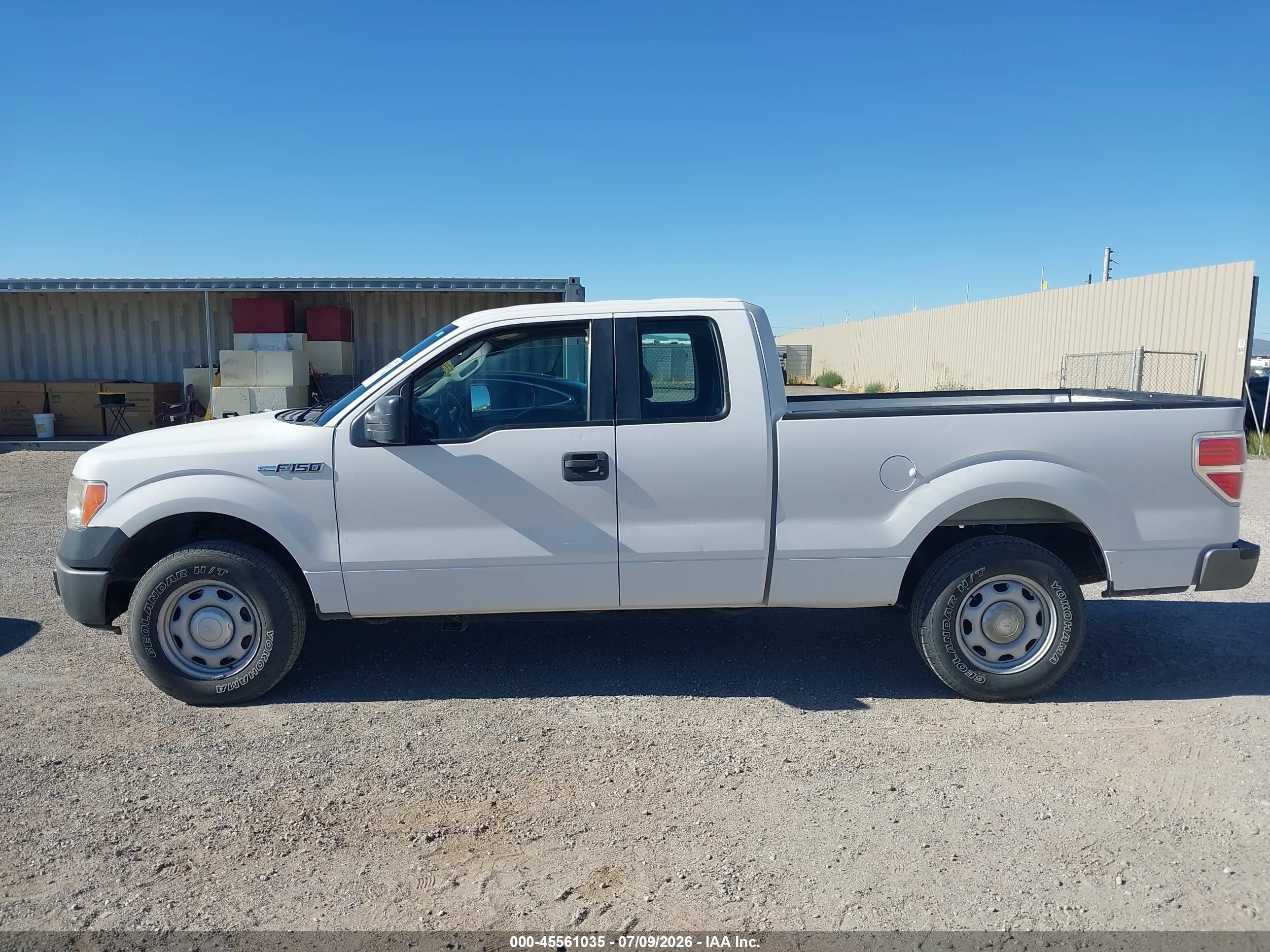 2014 Ford F-150 Stx/xl/xlt White vin: 1FTEX1CM4EKE11743