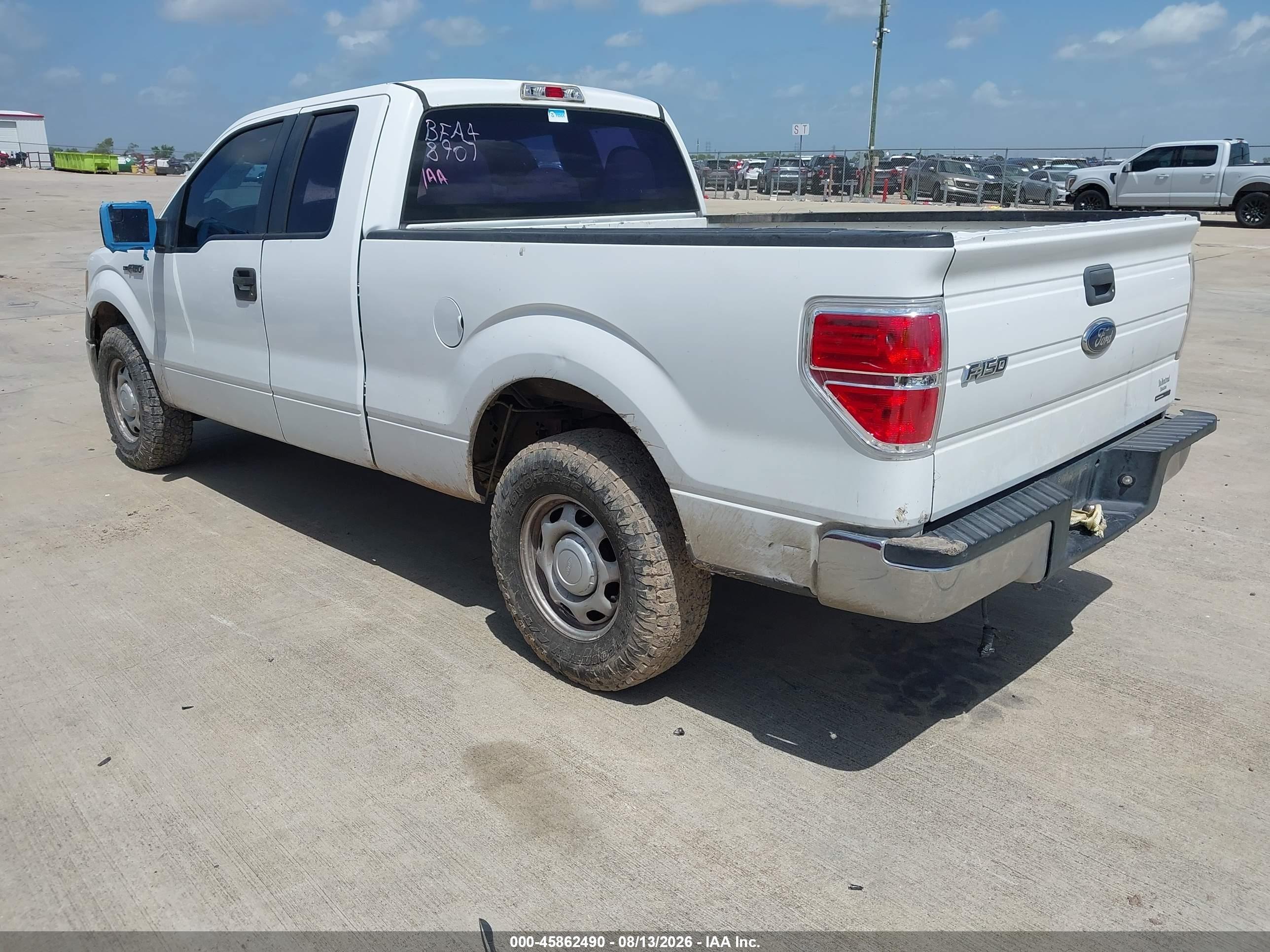 2011 Ford F-150 Xl White vin: 1FTEX1CM5BFA48907