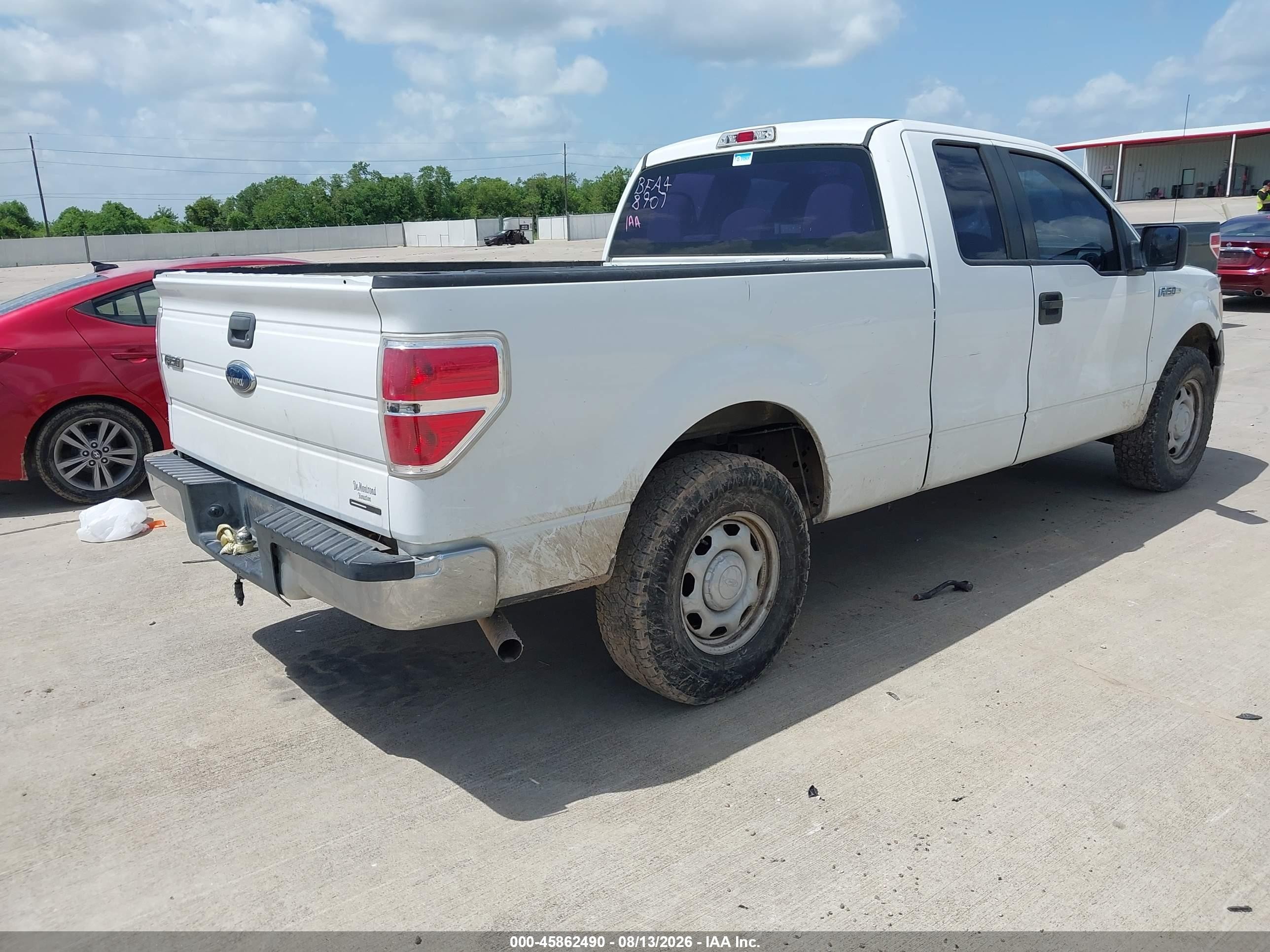 2011 Ford F-150 Xl White vin: 1FTEX1CM5BFA48907
