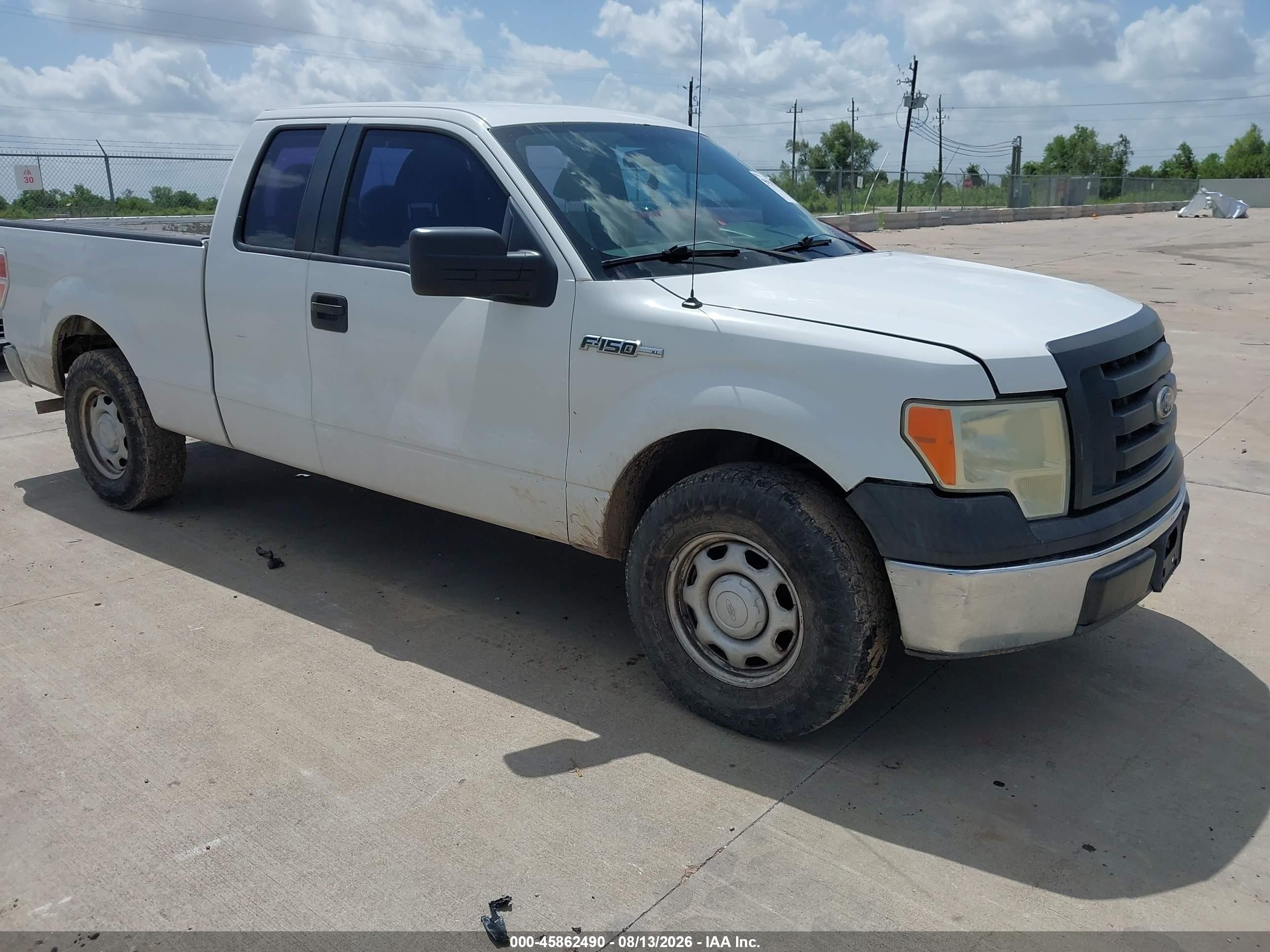 2011 Ford F-150 Xl White vin: 1FTEX1CM5BFA48907