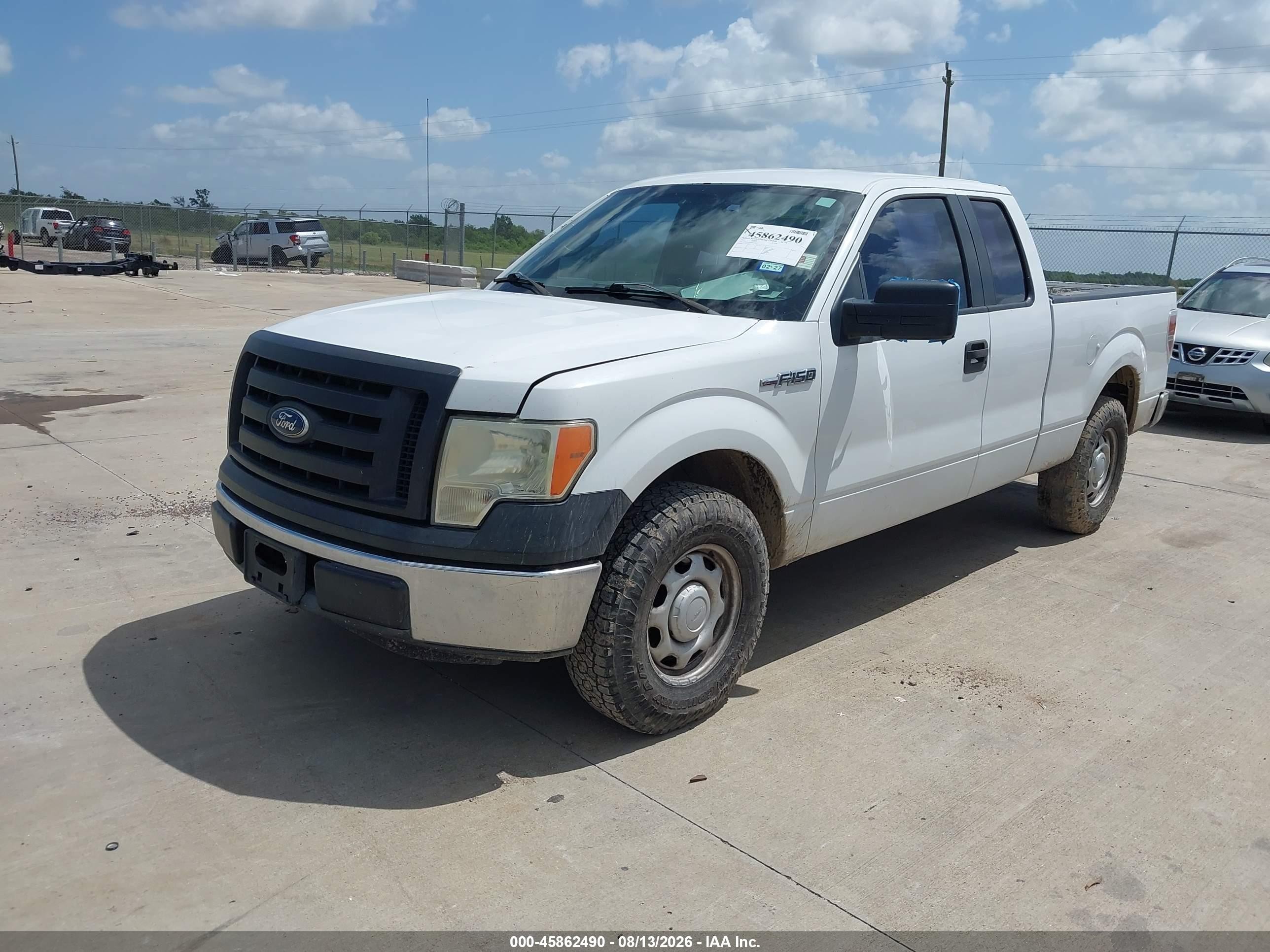 2011 Ford F-150 Xl White vin: 1FTEX1CM5BFA48907