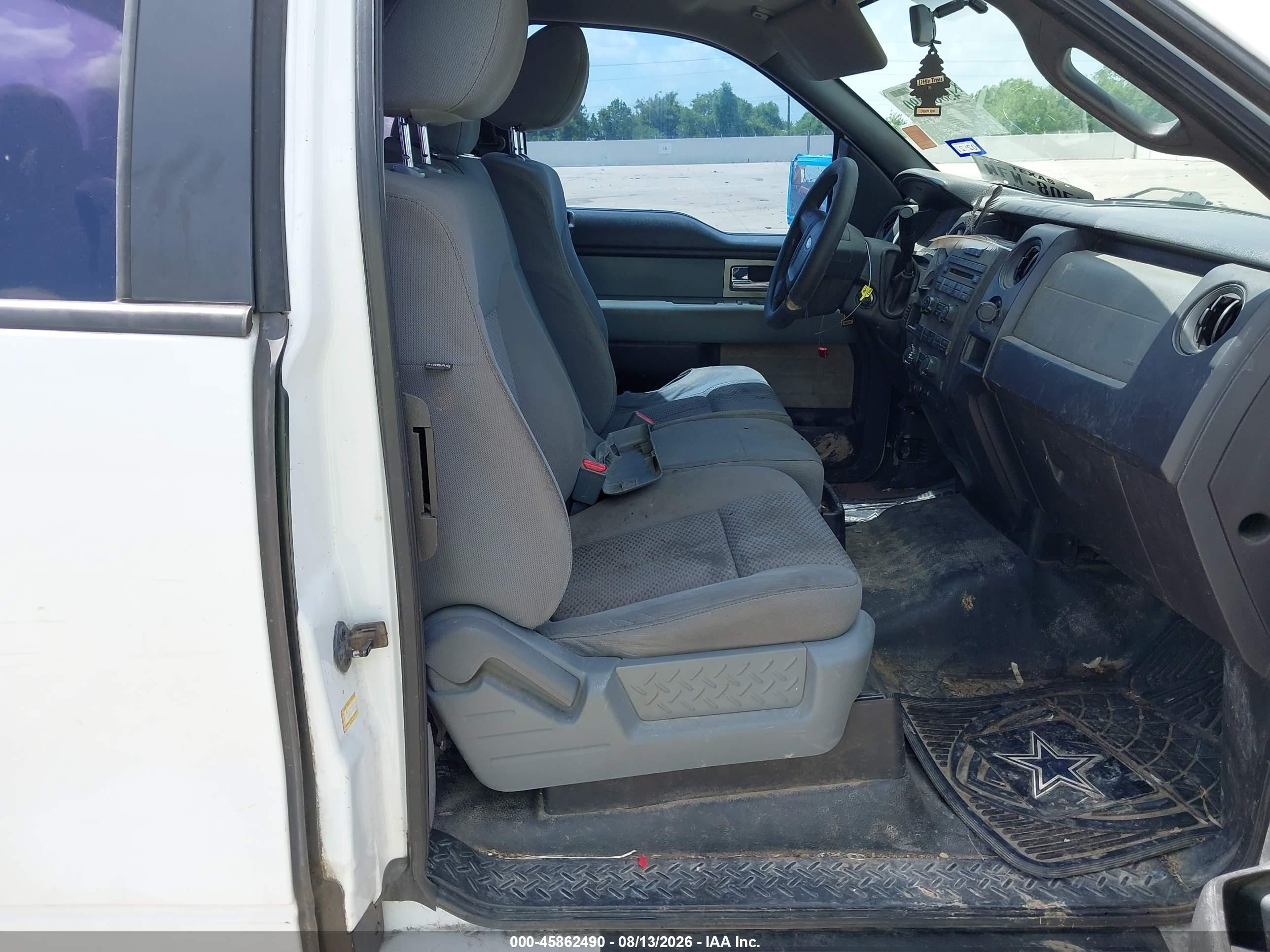 2011 Ford F-150 Xl White vin: 1FTEX1CM5BFA48907