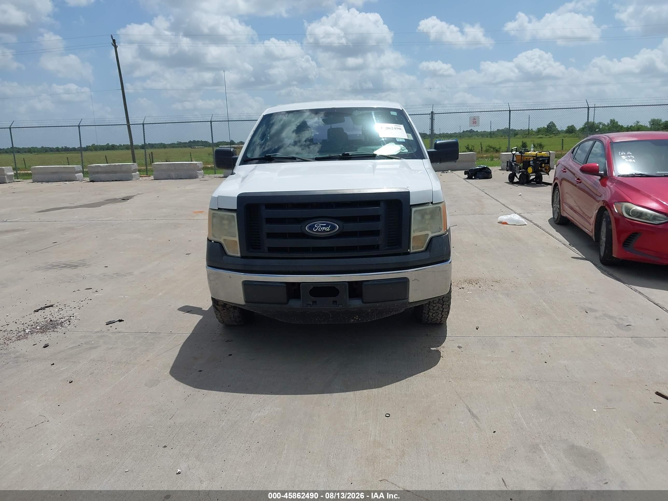 2011 Ford F-150 Xl White vin: 1FTEX1CM5BFA48907
