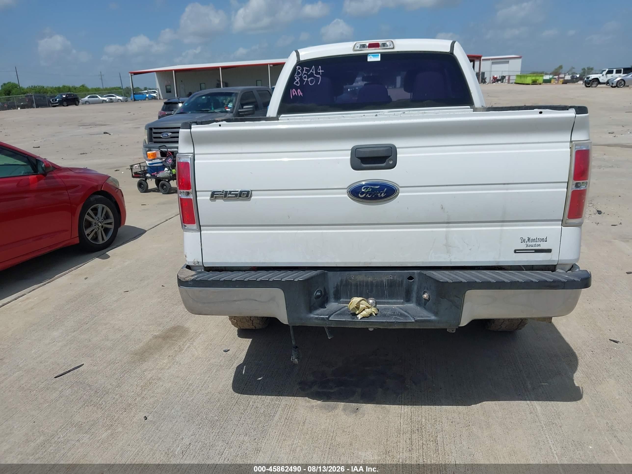 2011 Ford F-150 Xl White vin: 1FTEX1CM5BFA48907