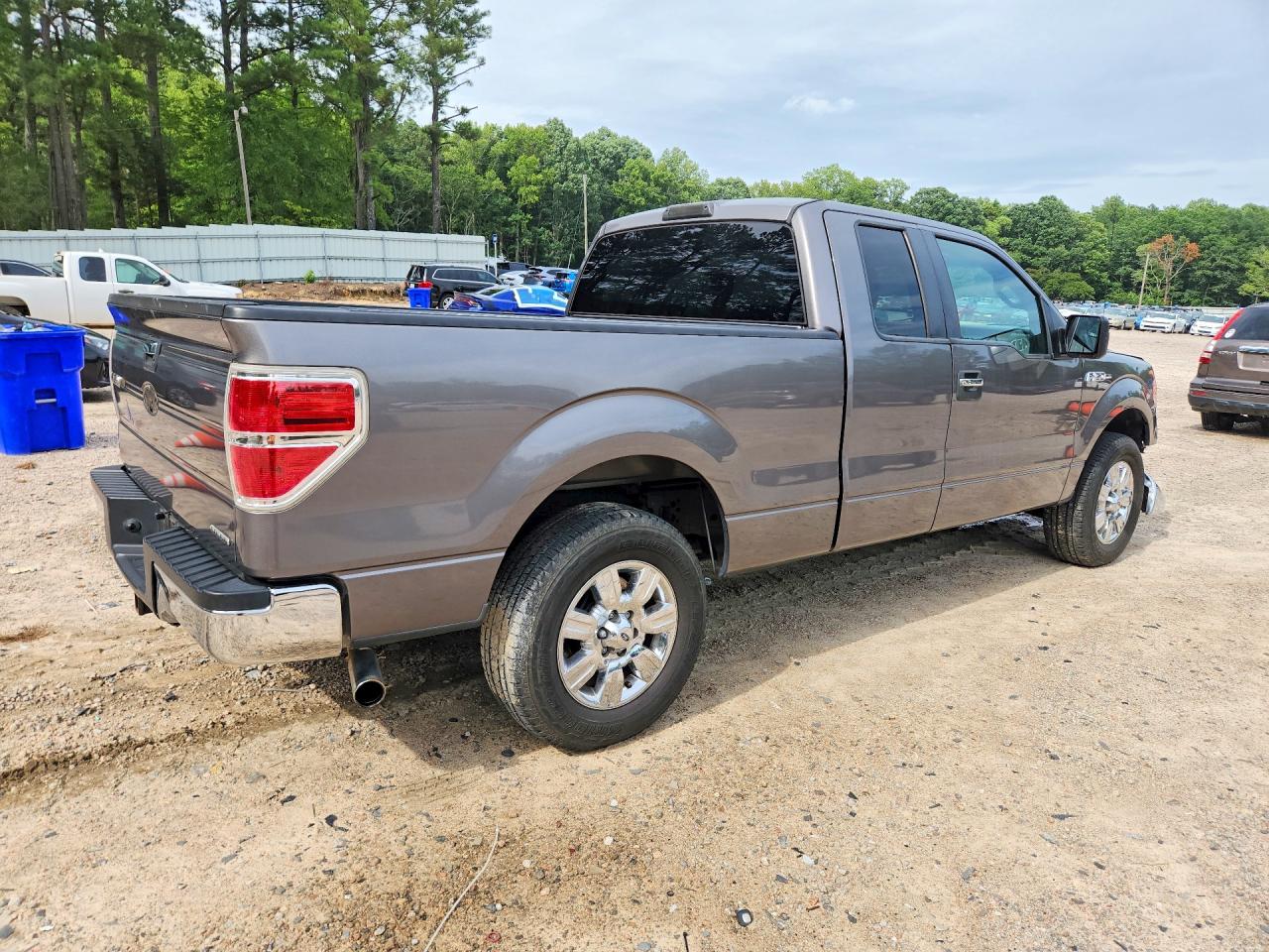 2012 Ford F150 Super Cab Gray vin: 1FTEX1CM5CFA09073