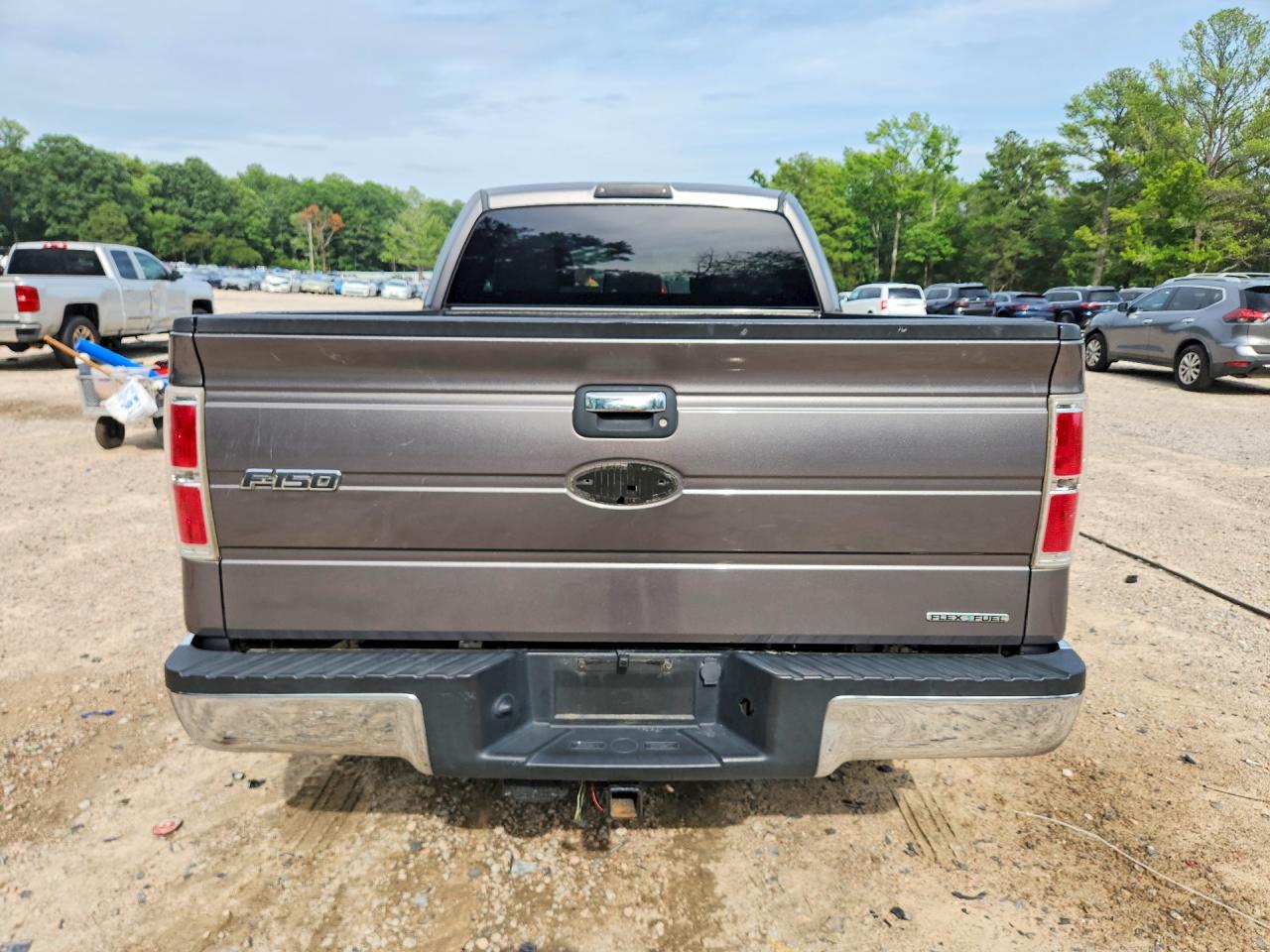 2012 Ford F150 Super Cab Gray vin: 1FTEX1CM5CFA09073