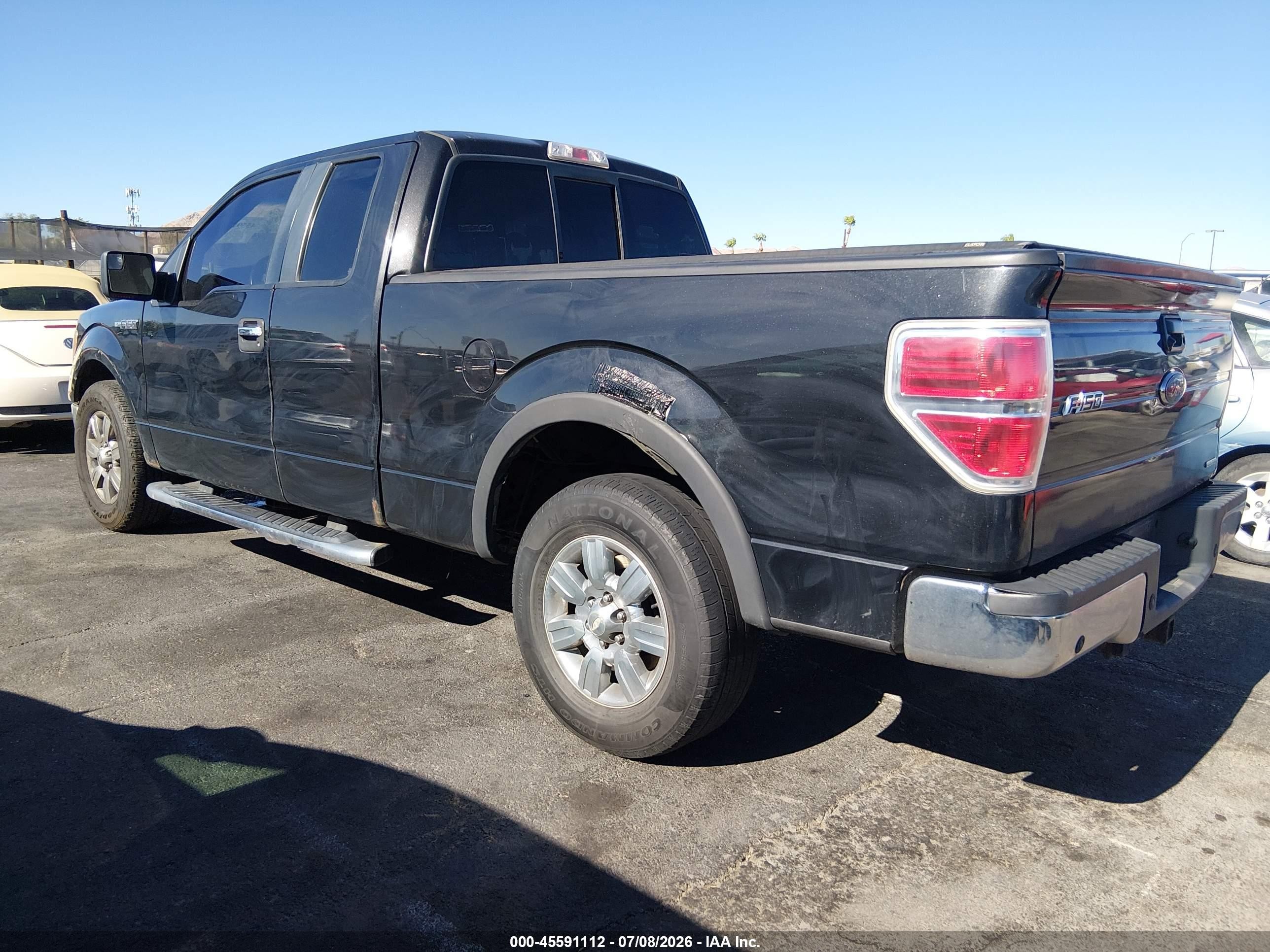 2012 Ford F-150 Xlt Black vin: 1FTEX1CM5CFC92056