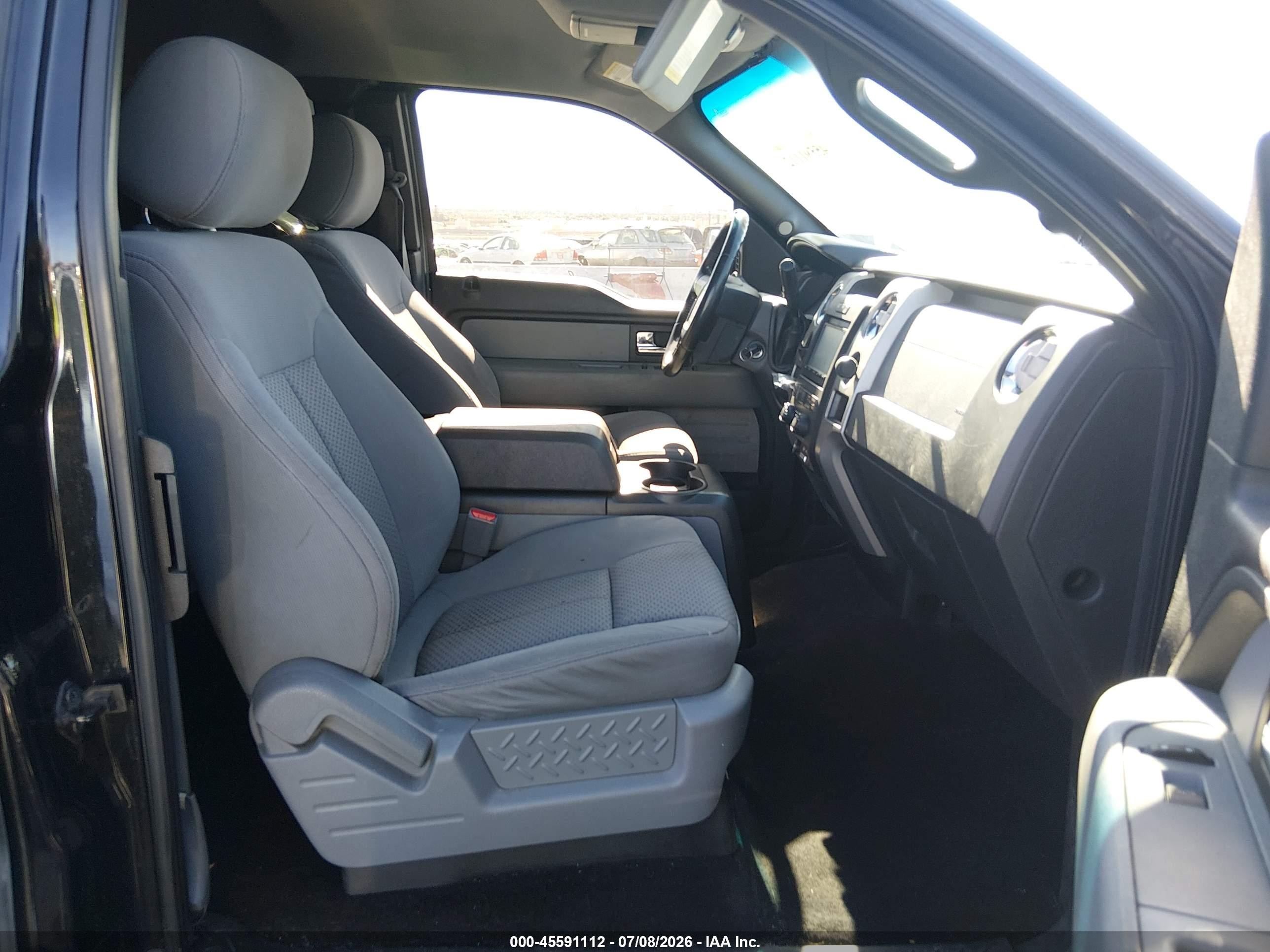 2012 Ford F-150 Xlt Black vin: 1FTEX1CM5CFC92056