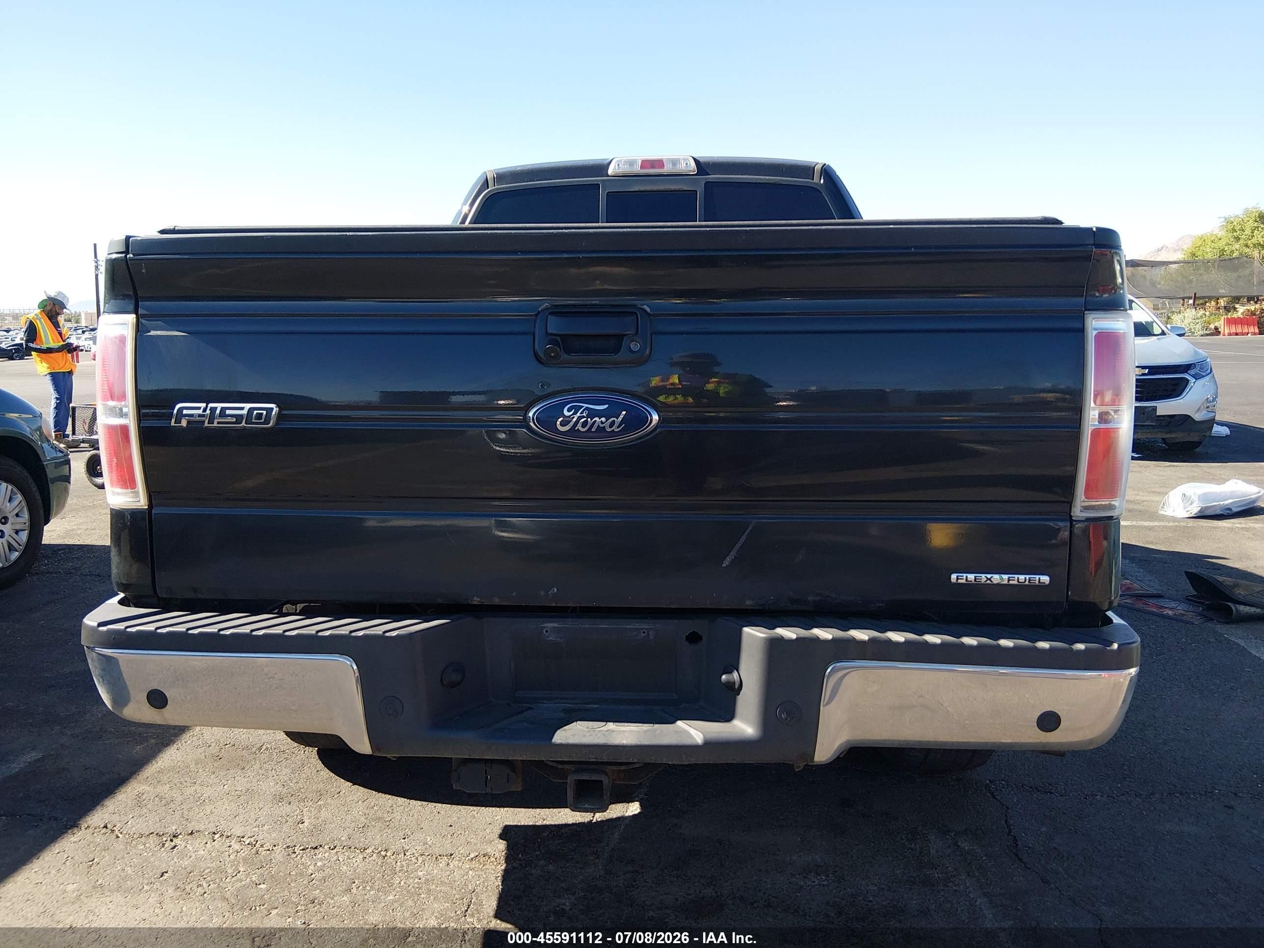 2012 Ford F-150 Xlt Black vin: 1FTEX1CM5CFC92056