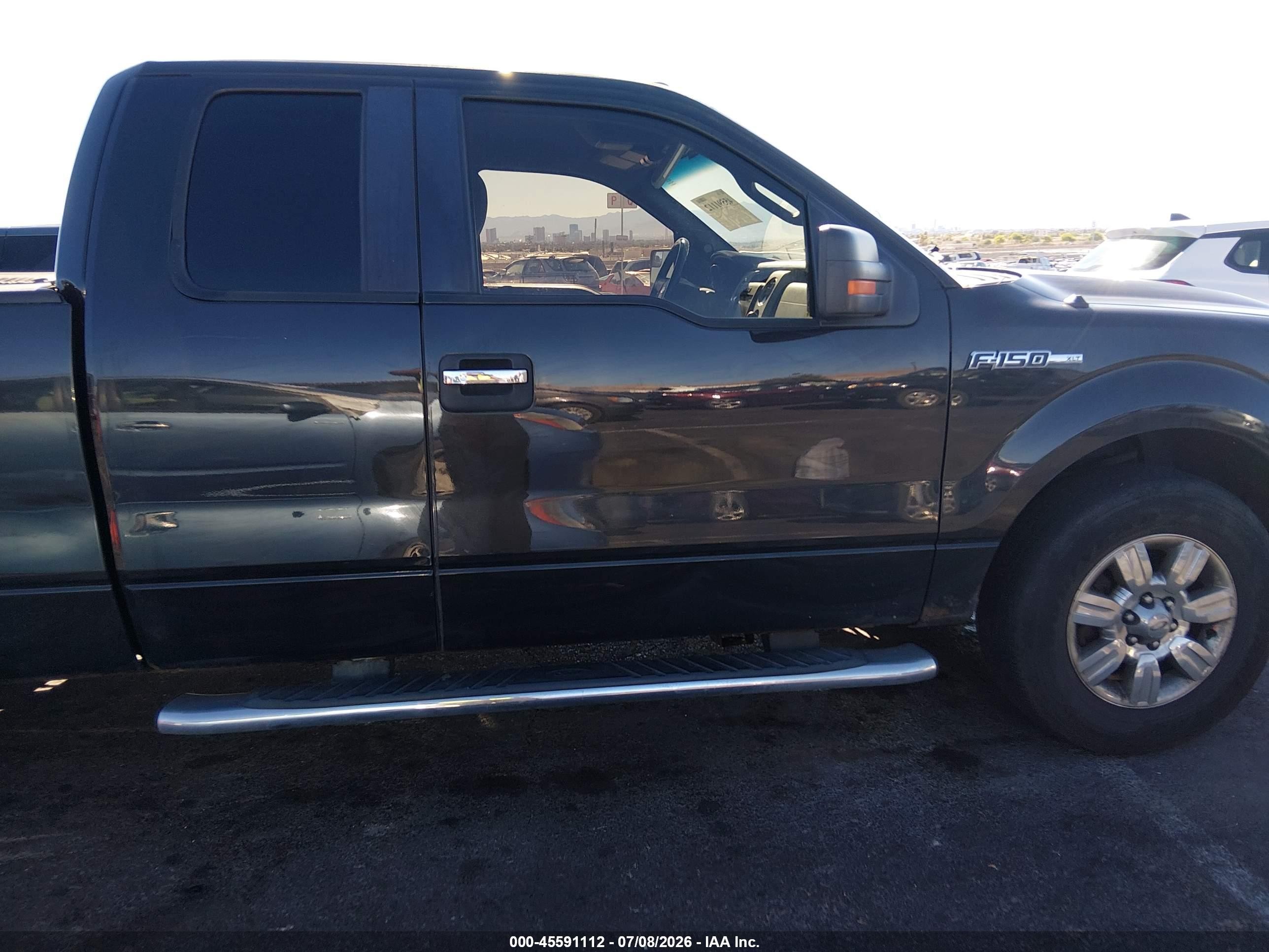 2012 Ford F-150 Xlt Black vin: 1FTEX1CM5CFC92056