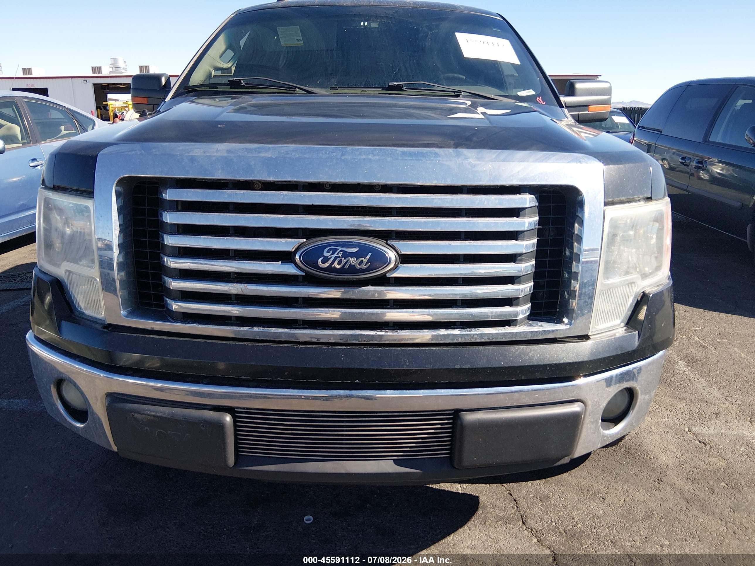 2012 Ford F-150 Xlt Black vin: 1FTEX1CM5CFC92056