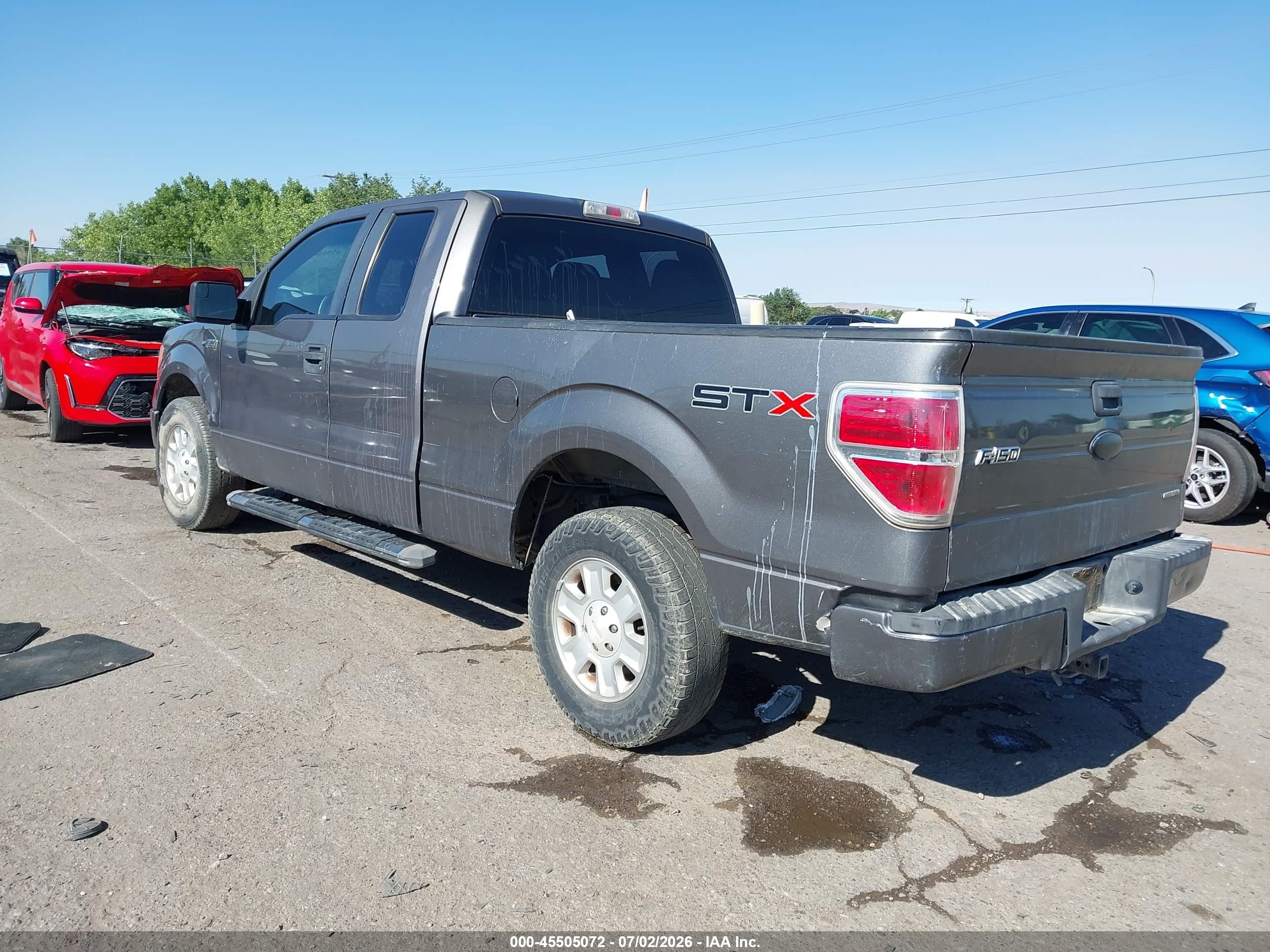 2012 Ford F-150 Stx Gray vin: 1FTEX1CM5CKD04021