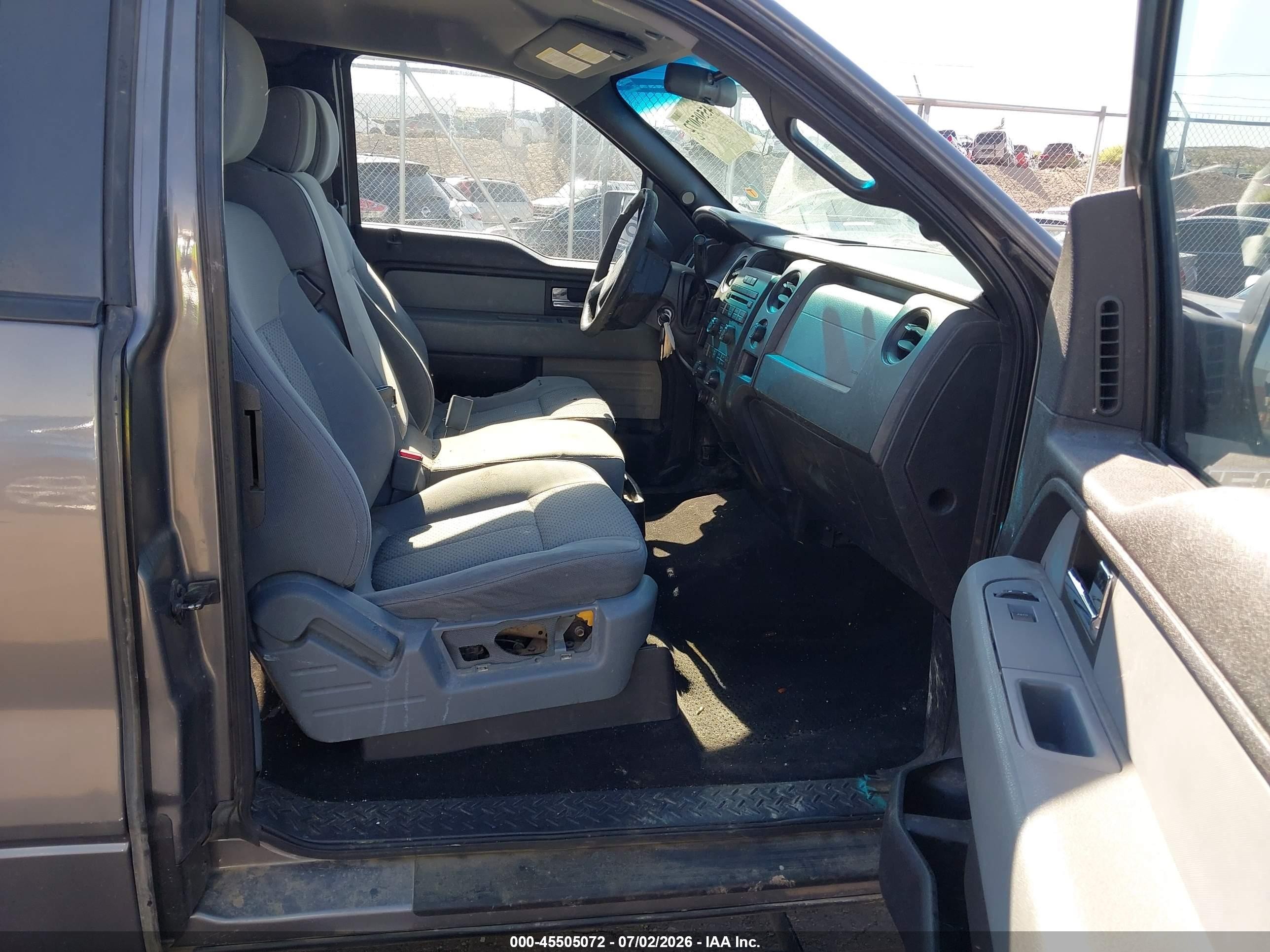 2012 Ford F-150 Stx Gray vin: 1FTEX1CM5CKD04021