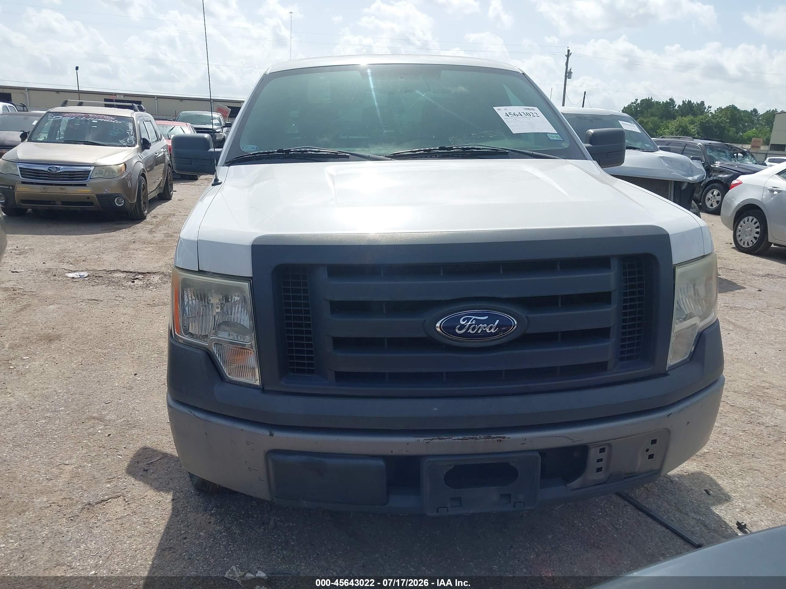 2012 Ford F-150 Xl White vin: 1FTEX1CM5CKD83643