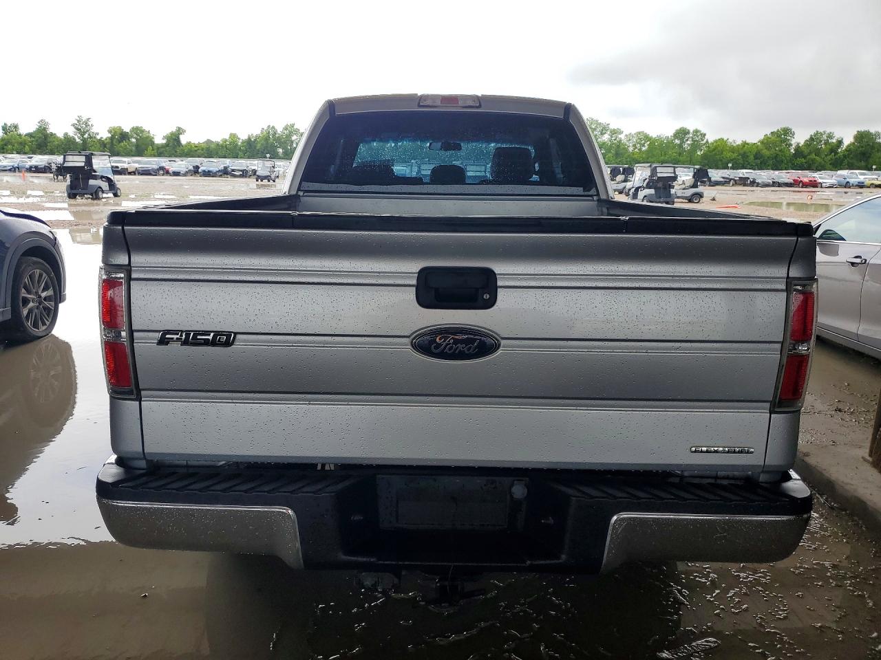 2013 Ford F150 Super Cab Silver vin: 1FTEX1CM5DFB59329
