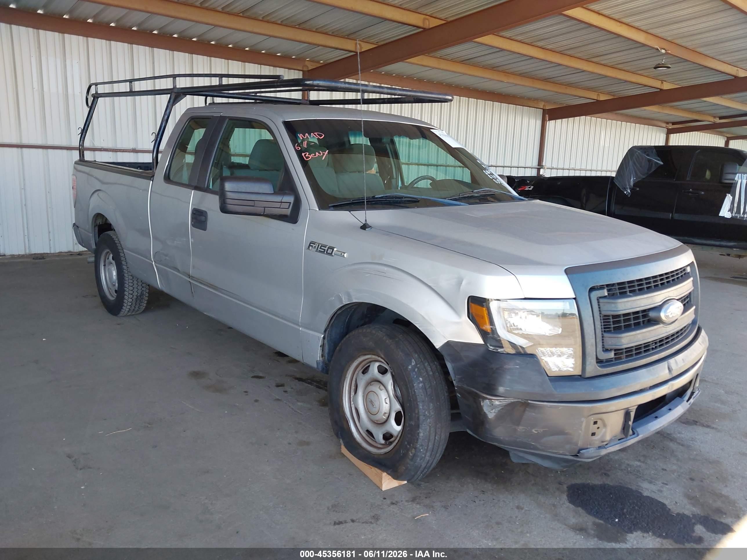 2013 Ford F-150 Xl Silver vin: 1FTEX1CM5DFC50455