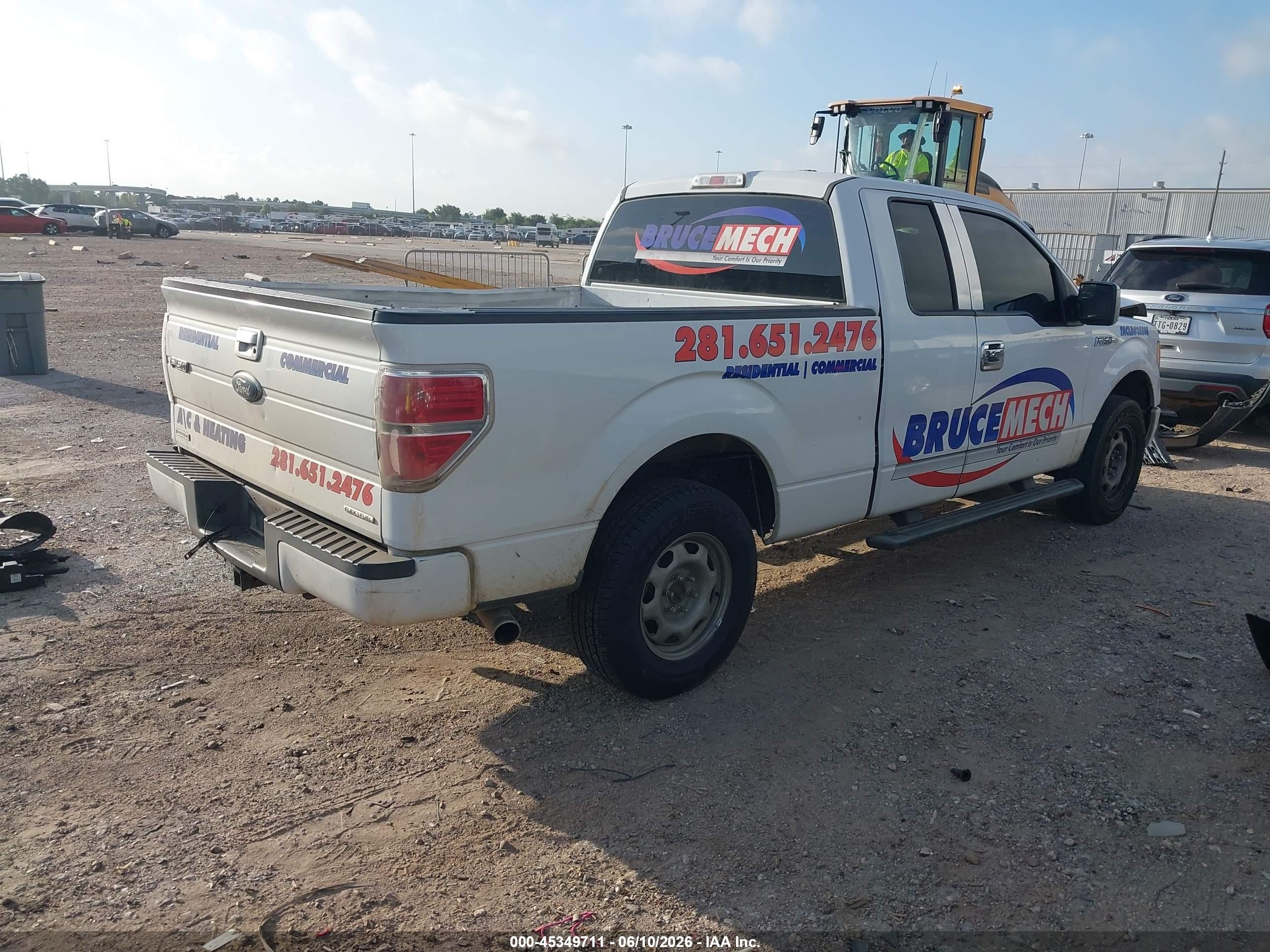 2014 Ford F-150 Stx White vin: 1FTEX1CM5EFC67869