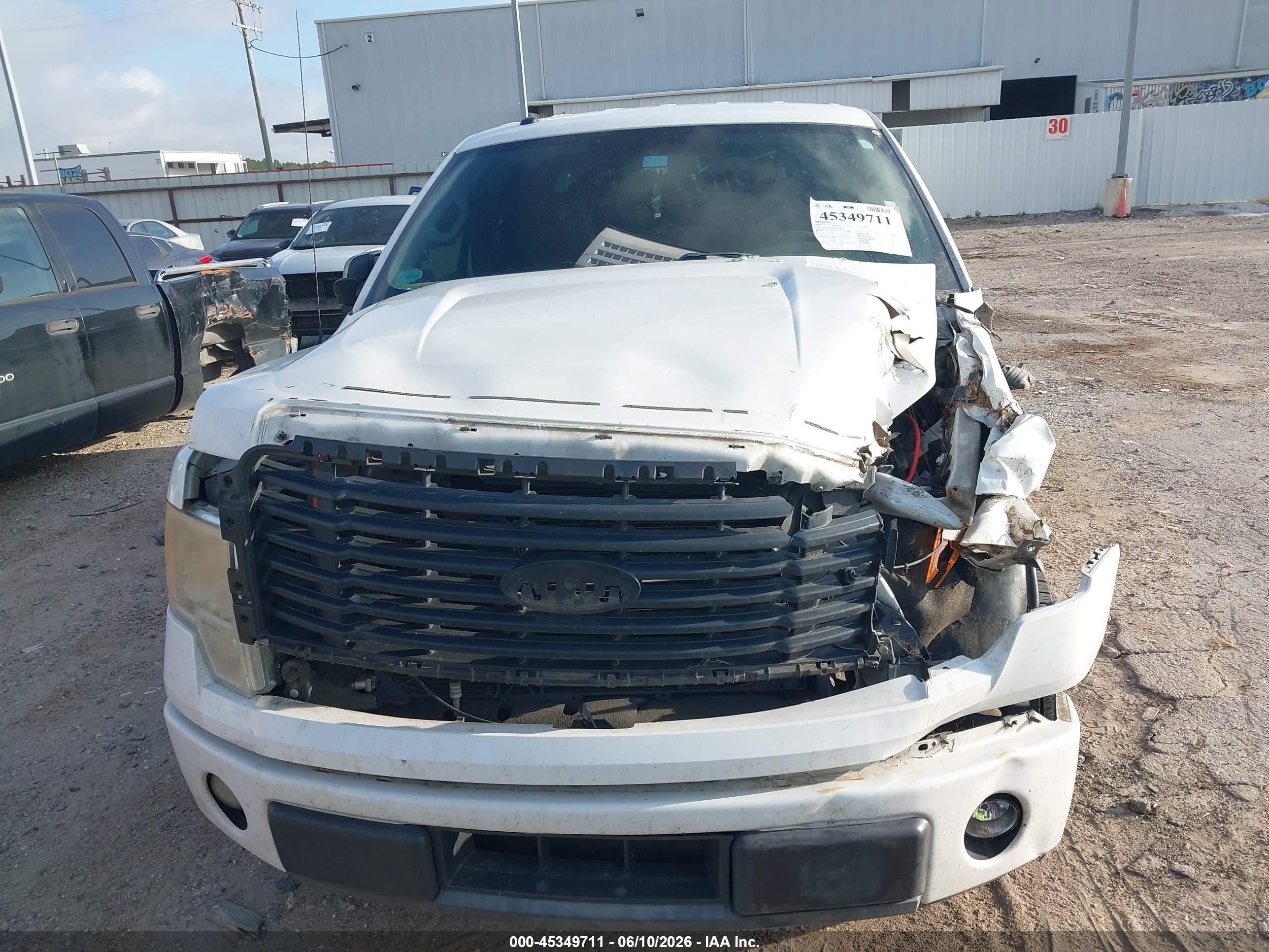 2014 Ford F-150 Stx White vin: 1FTEX1CM5EFC67869