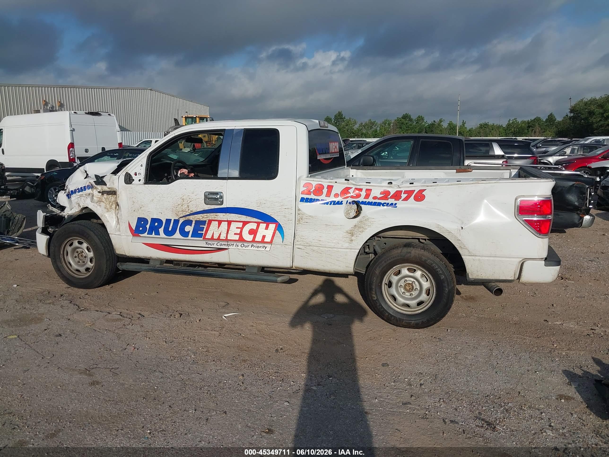 2014 Ford F-150 Stx White vin: 1FTEX1CM5EFC67869