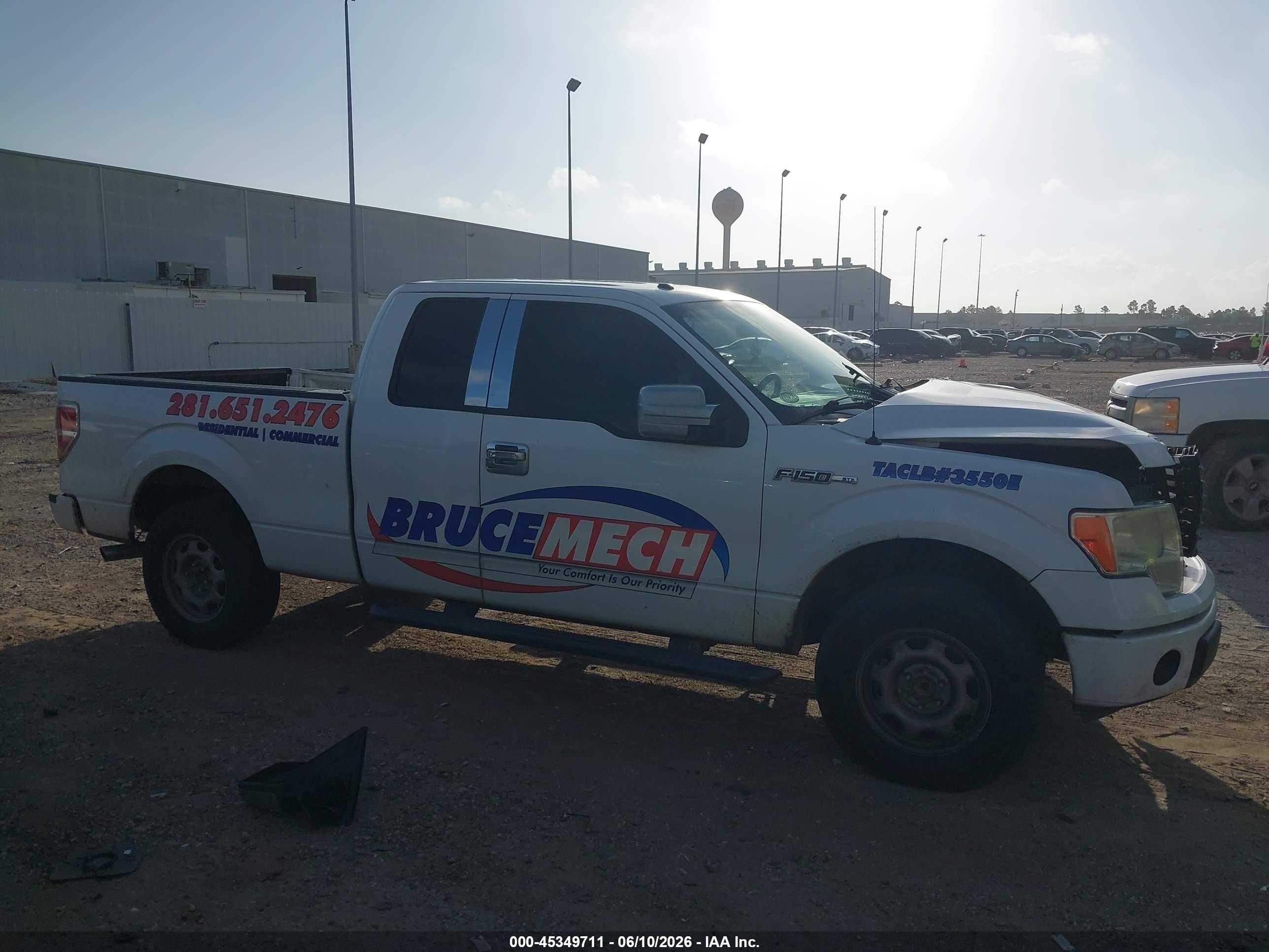 2014 Ford F-150 Stx White vin: 1FTEX1CM5EFC67869