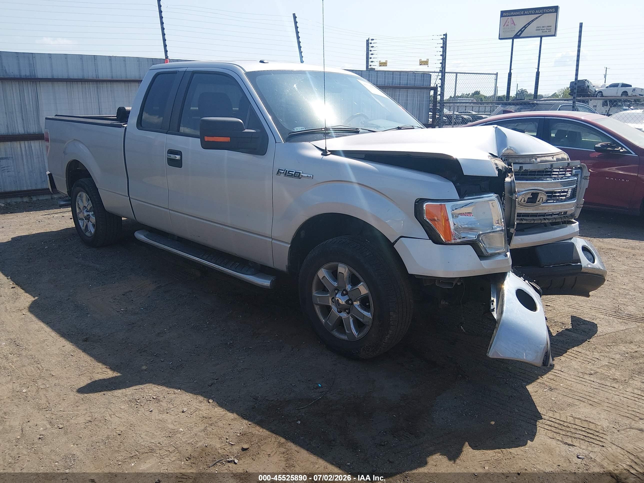 2014 Ford F-150 Xlt Silver vin: 1FTEX1CM5EKD42948
