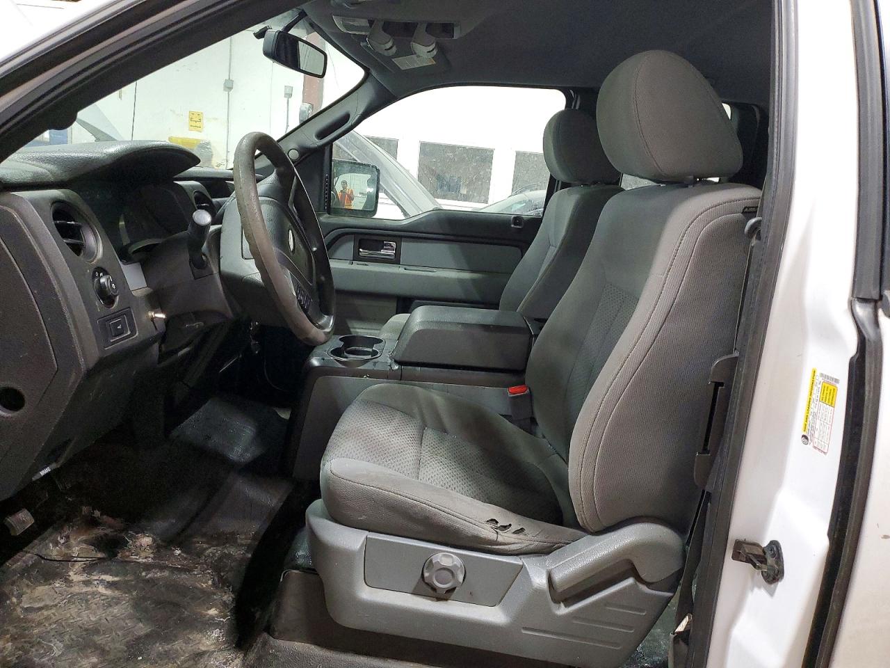 2014 Ford F150 Super Cab White vin: 1FTEX1CM5EKG35331