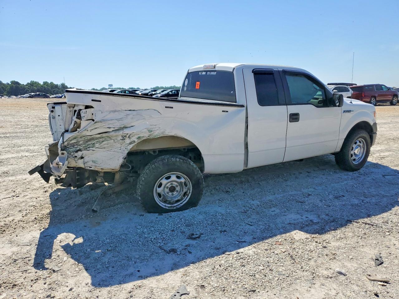 2011 Ford F150 Super Cab Белый vin: 1FTEX1CM6BFA23577