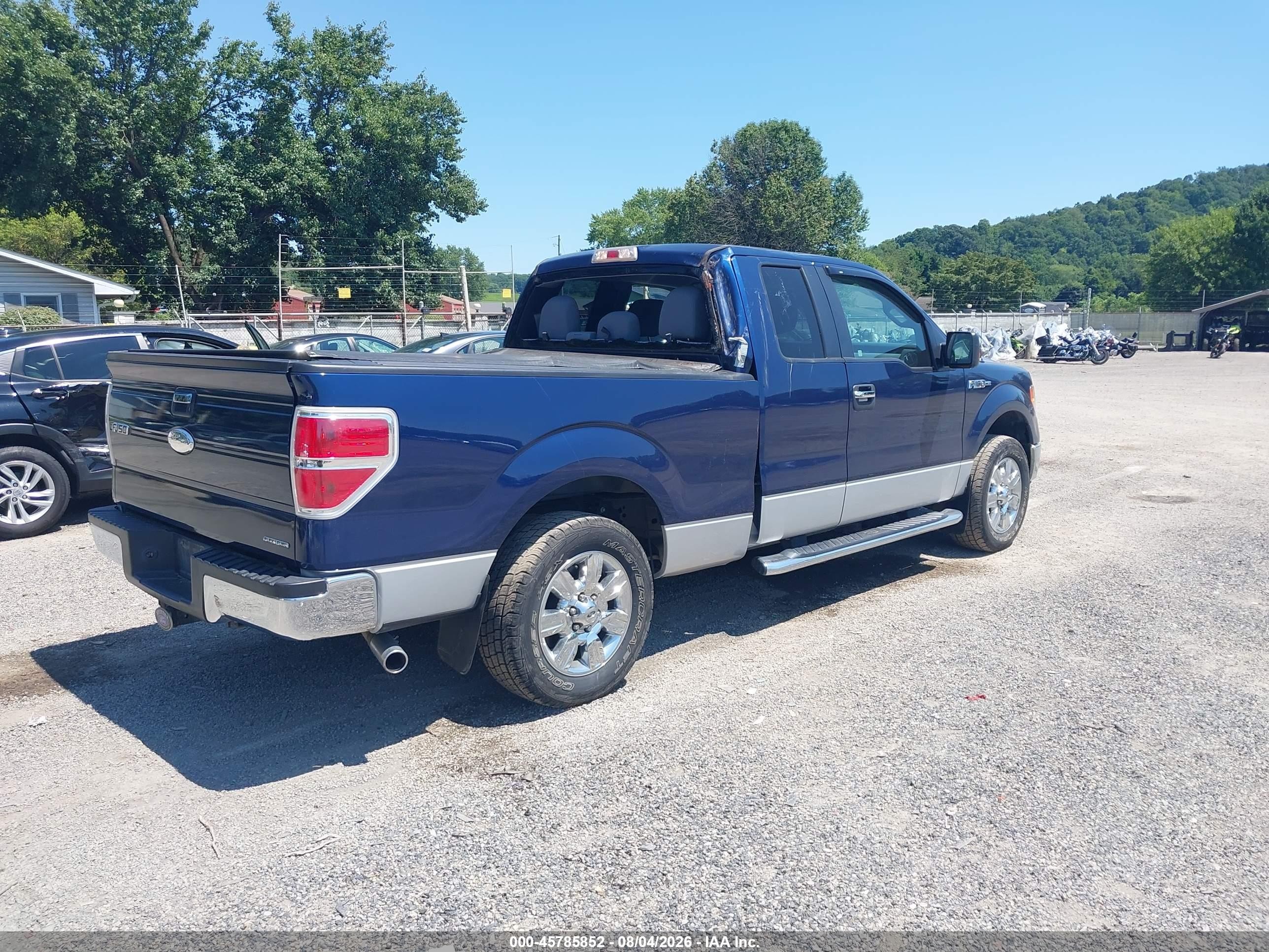 2011 Ford F-150 Xlt Blue vin: 1FTEX1CM6BFC63924