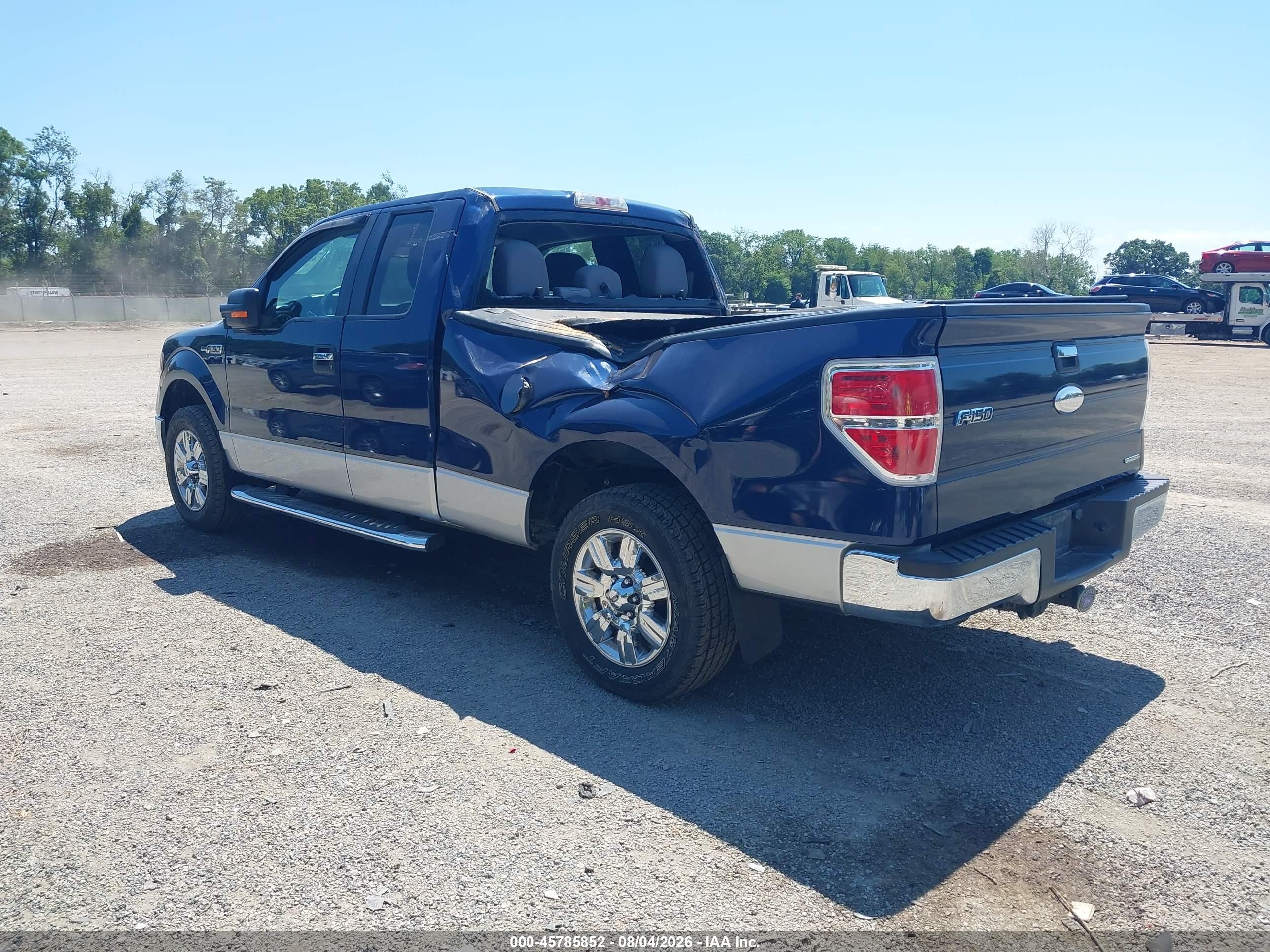 2011 Ford F-150 Xlt Blue vin: 1FTEX1CM6BFC63924