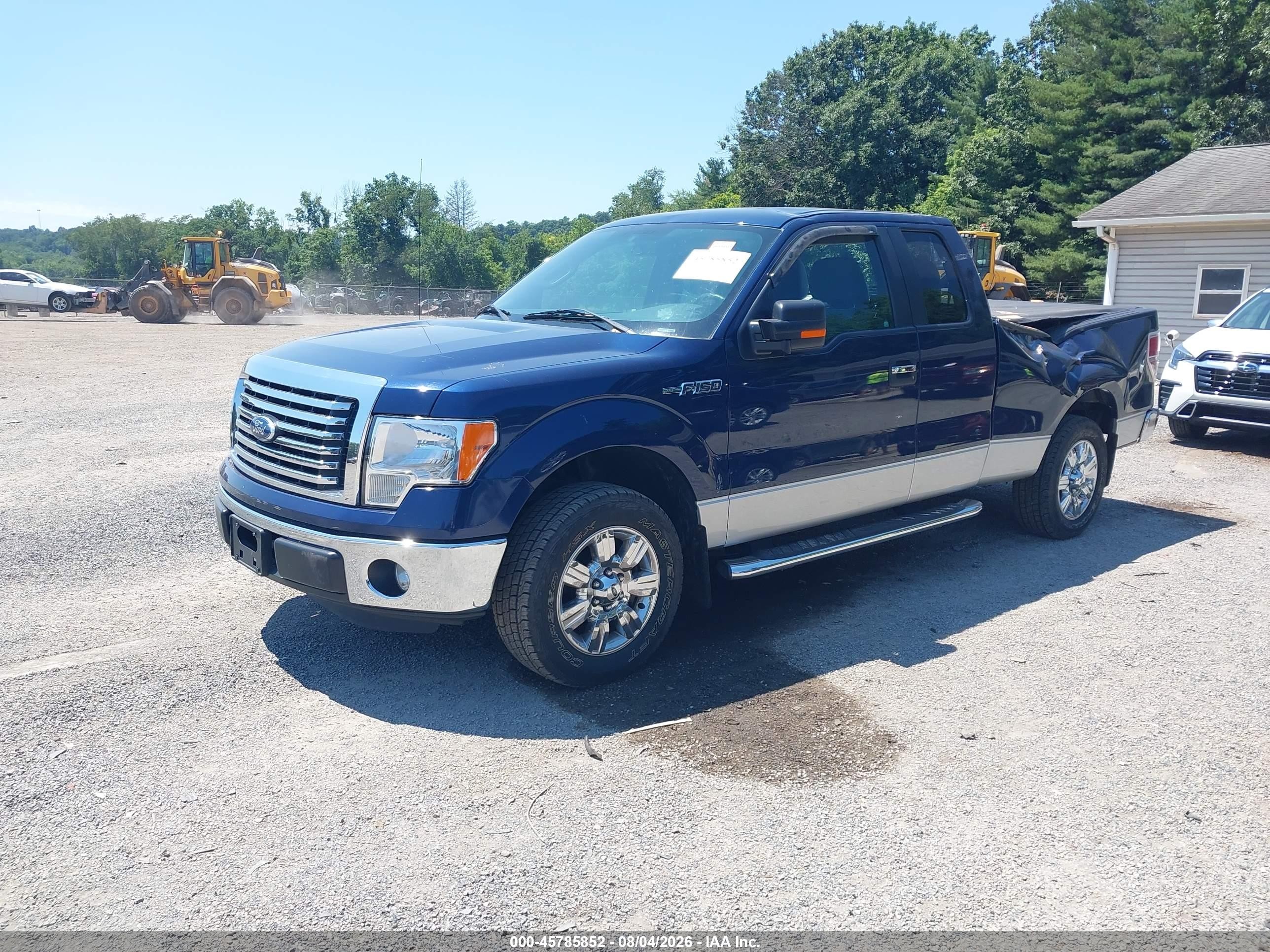 2011 Ford F-150 Xlt Blue vin: 1FTEX1CM6BFC63924