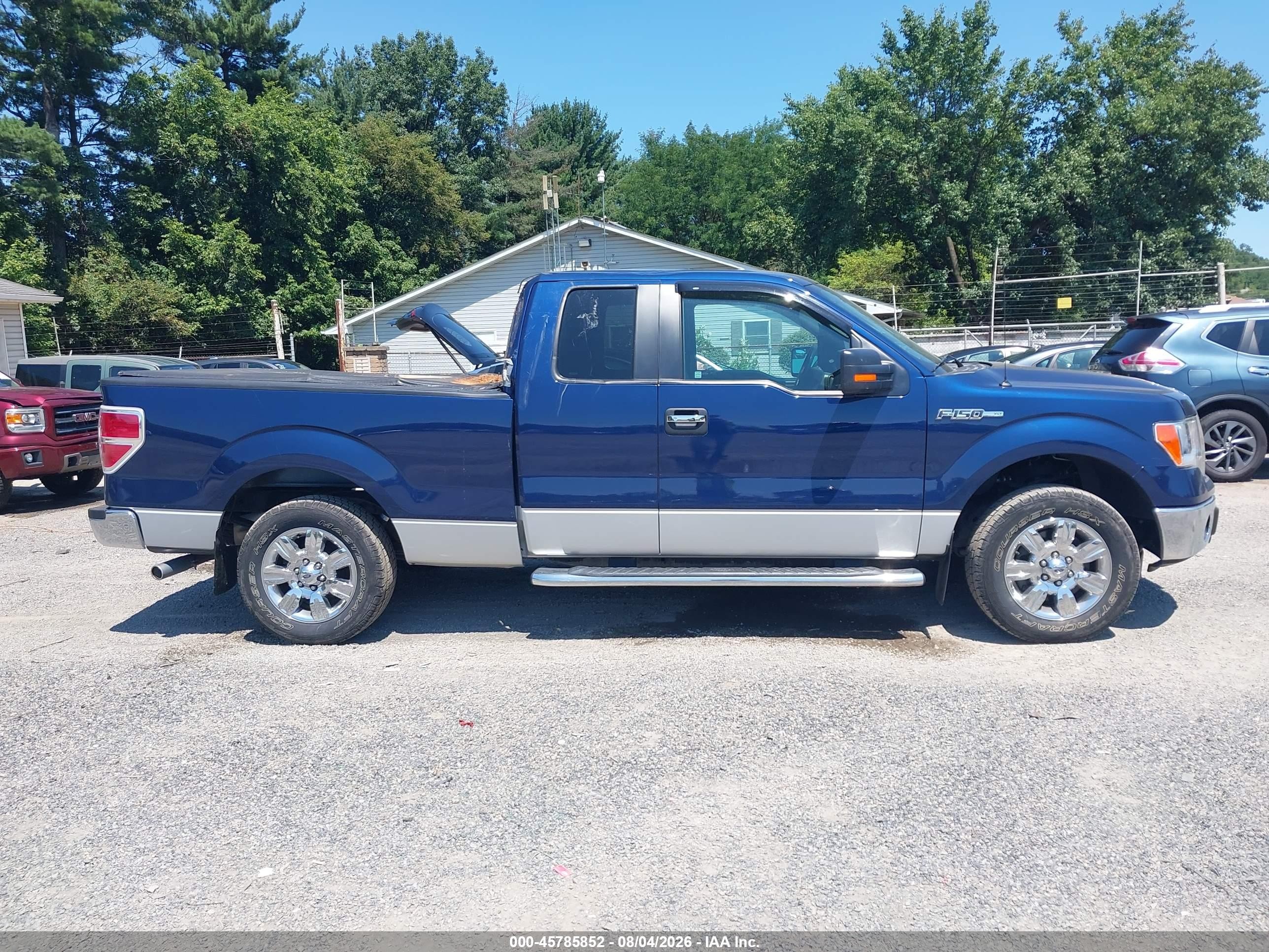 2011 Ford F-150 Xlt Blue vin: 1FTEX1CM6BFC63924